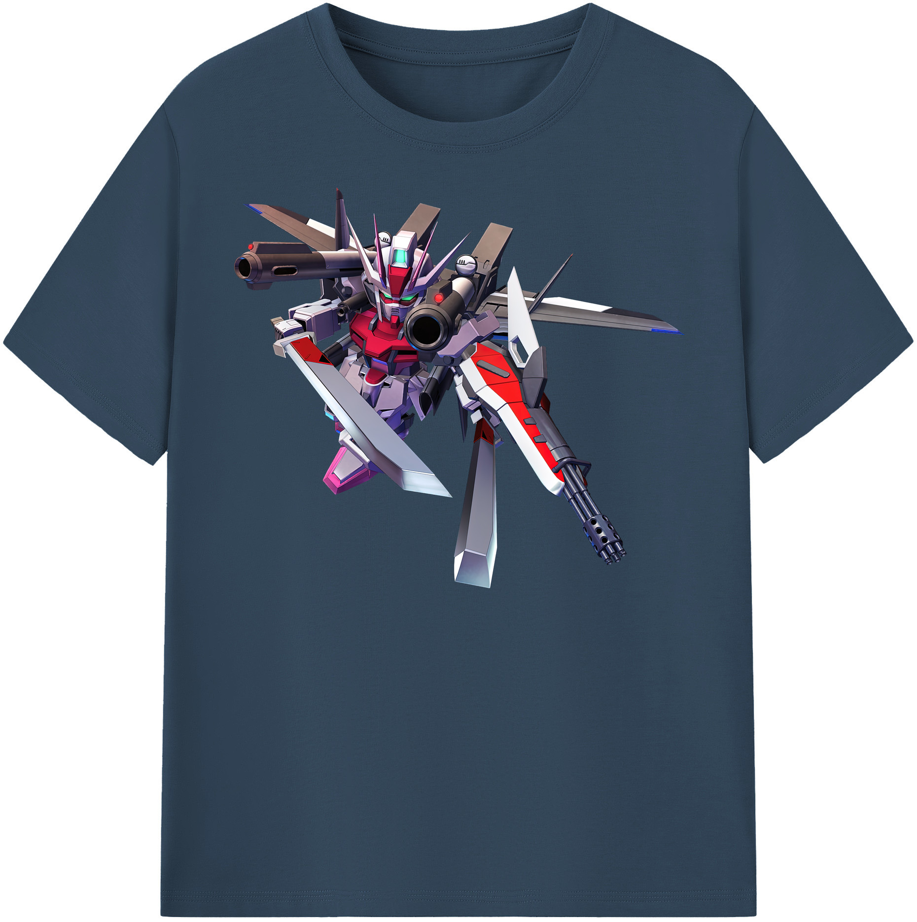 （画像用） 機動戦士ガンダム Mobile Suit Gundam レディースカジュアルプリントTシャツ（綿100％）