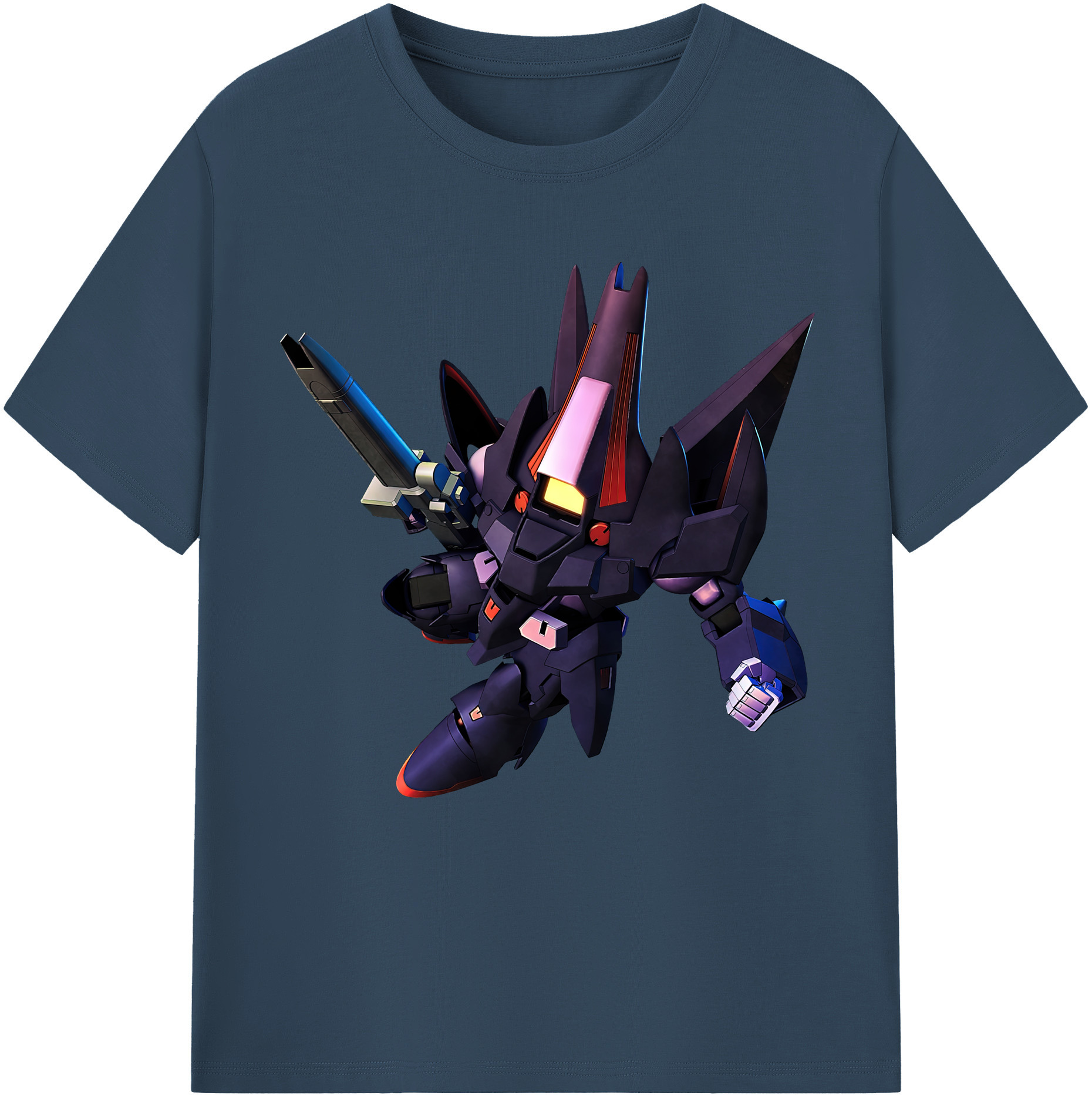 （画像用） 機動戦士ガンダム Mobile Suit Gundam レディースカジュアルプリントTシャツ（綿100％）