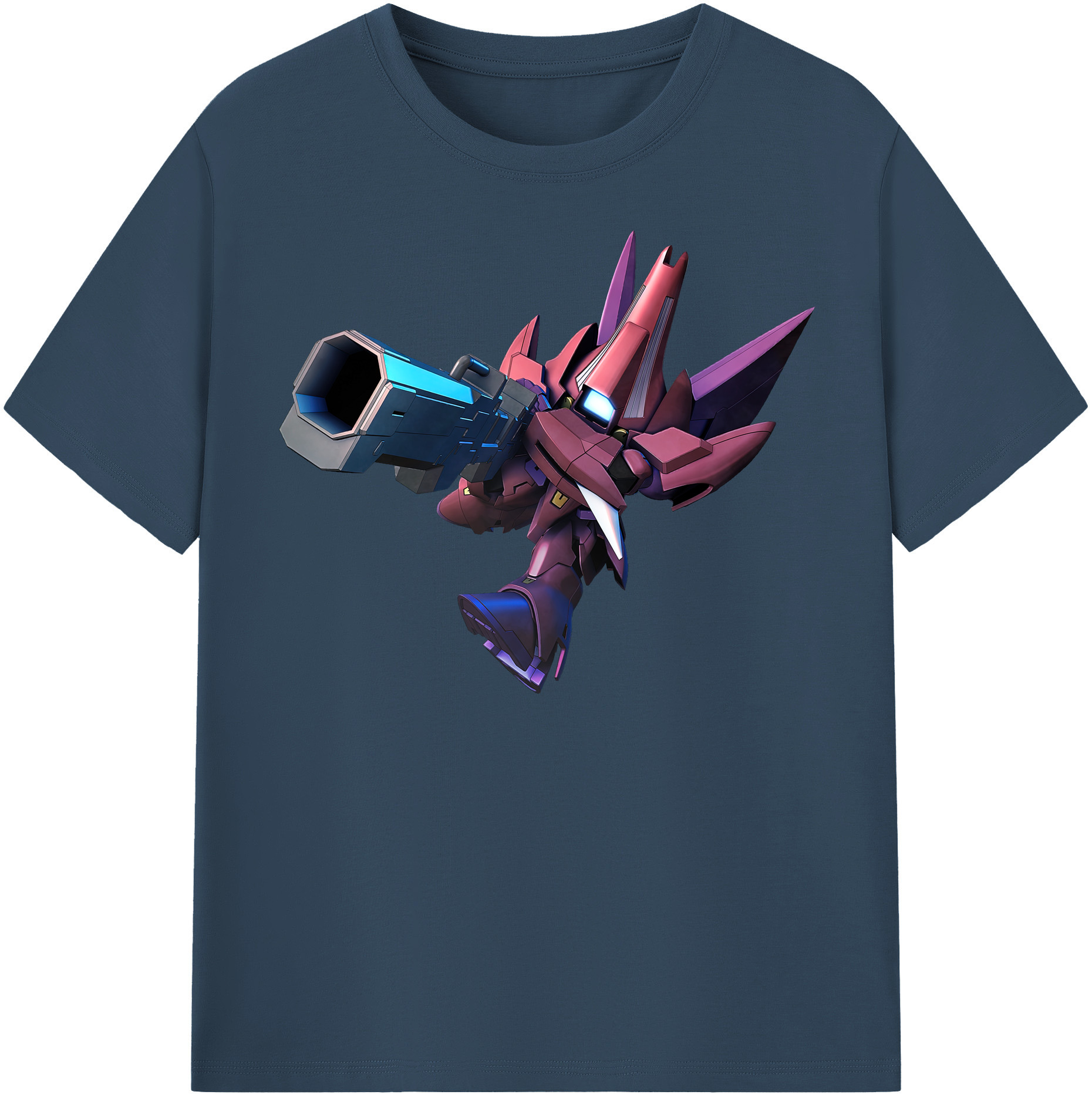 （画像用） 機動戦士ガンダム Mobile Suit Gundam レディースカジュアルプリントTシャツ（綿100％）