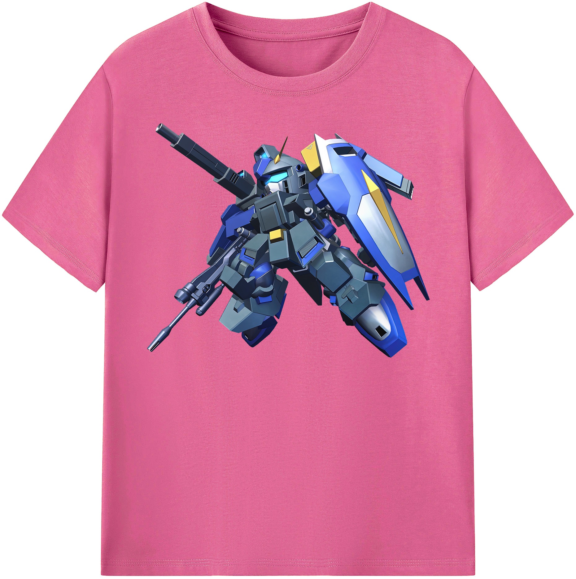 （画像用） 機動戦士ガンダム Mobile Suit Gundam レディースカジュアルプリントTシャツ（綿100％）