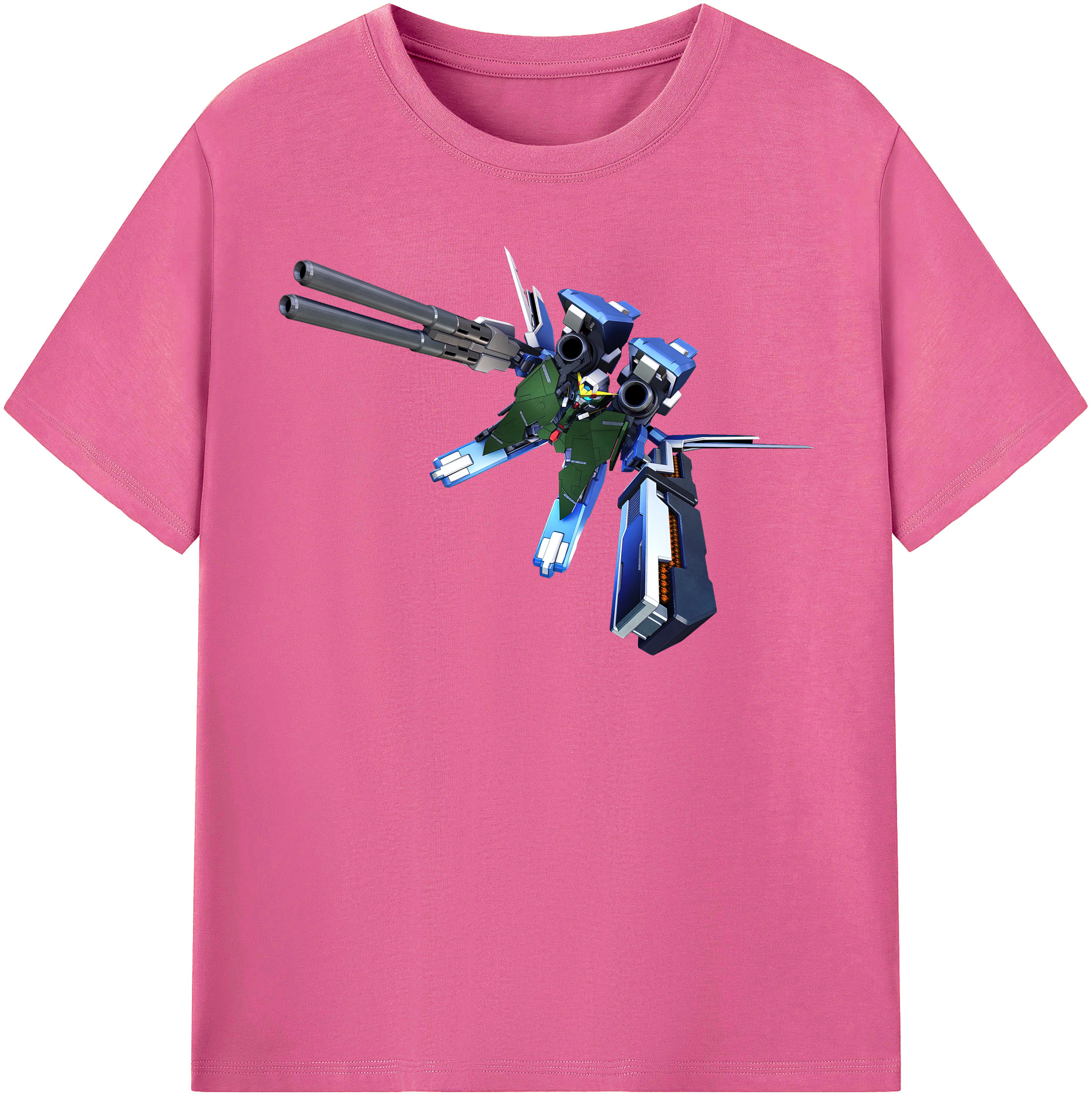 （画像用） 機動戦士ガンダム Mobile Suit Gundam レディースカジュアルプリントTシャツ（綿100％）