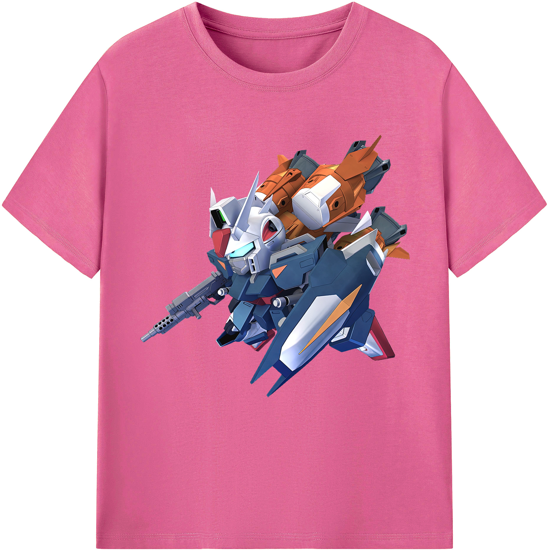 （画像用） 機動戦士ガンダム Mobile Suit Gundam レディースカジュアルプリントTシャツ（綿100％）