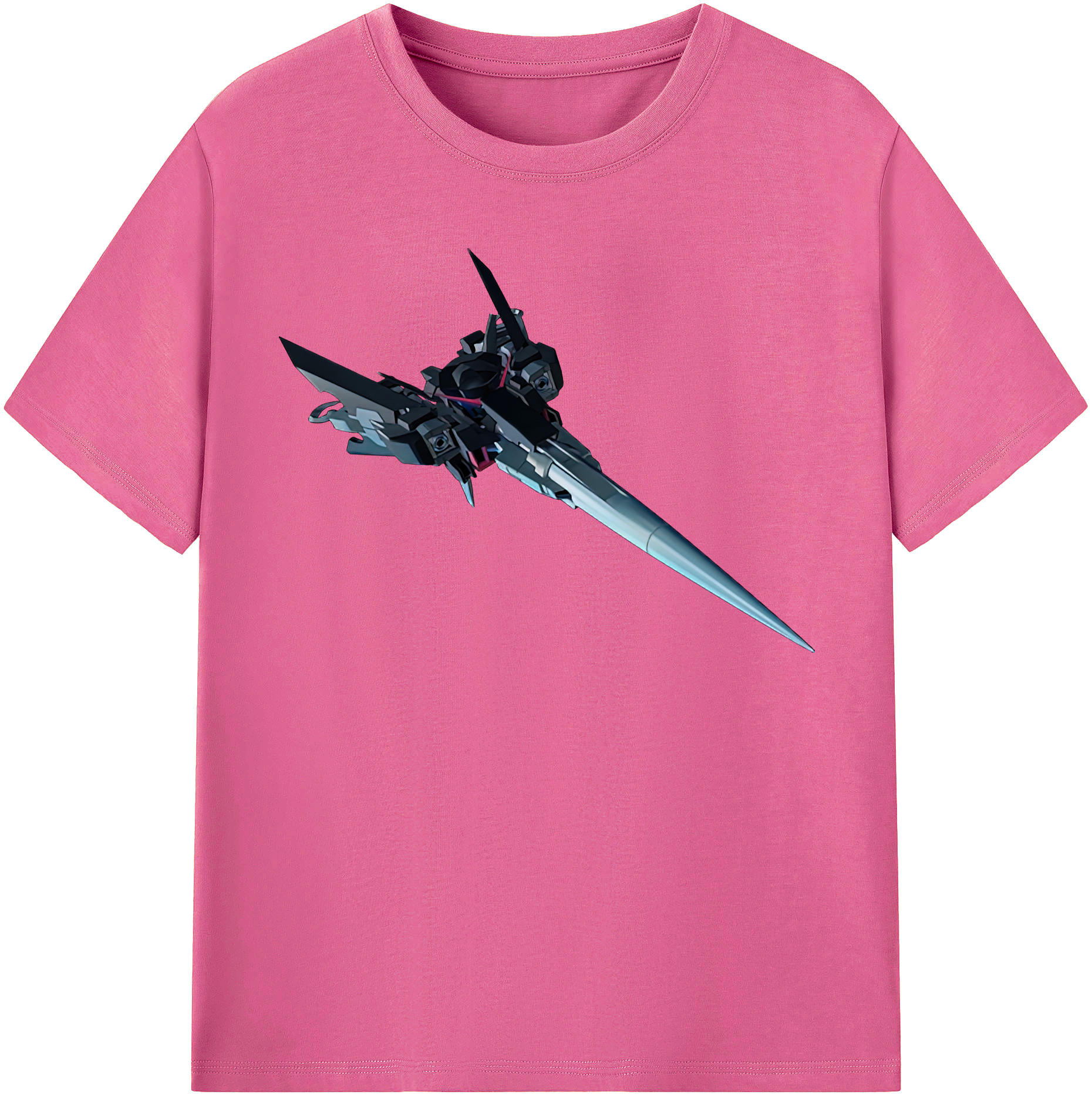 （画像用） 機動戦士ガンダム Mobile Suit Gundam レディースカジュアルプリントTシャツ（綿100％）