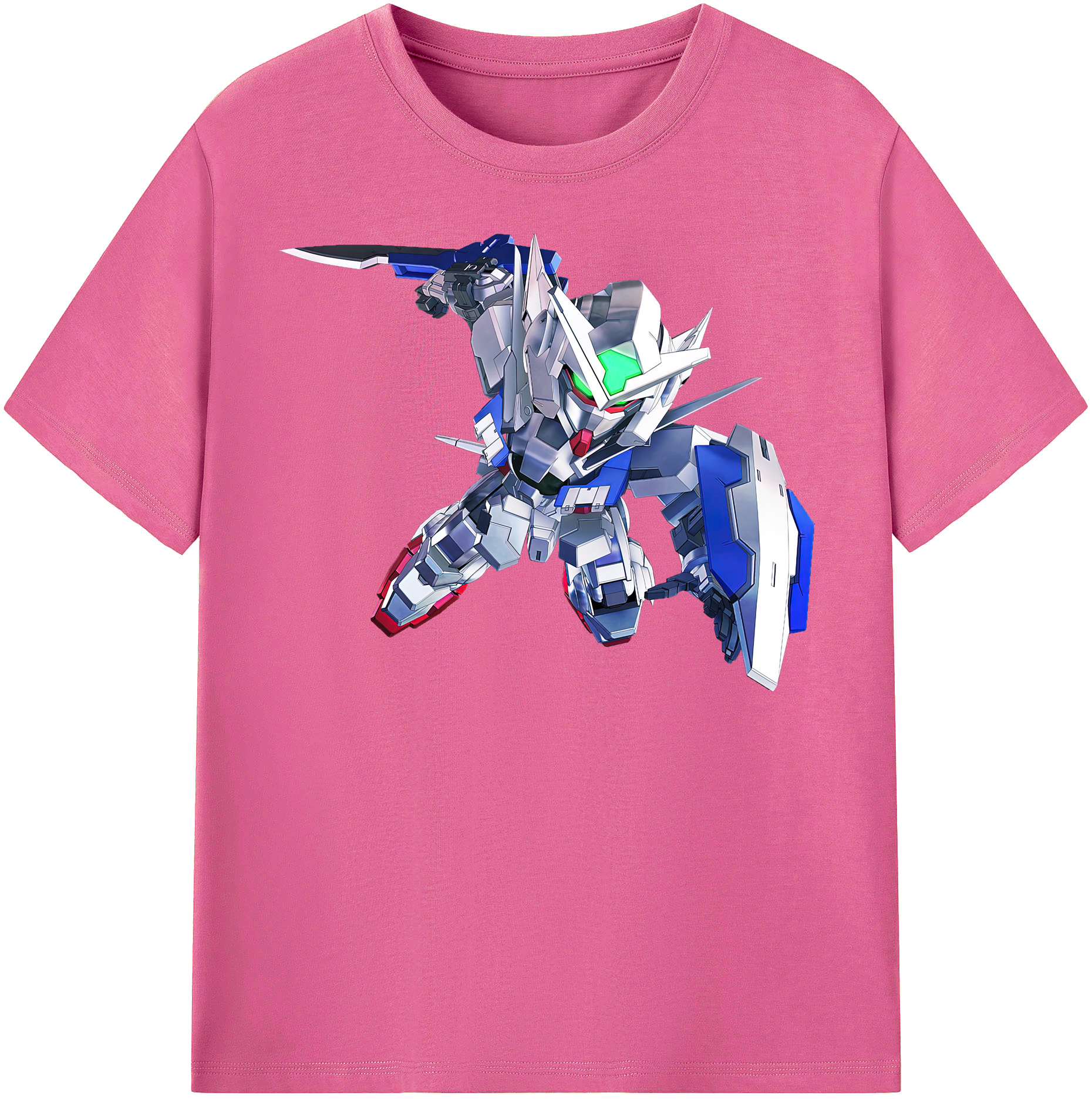 （画像用） 機動戦士ガンダム Mobile Suit Gundam レディースカジュアルプリントTシャツ（綿100％）