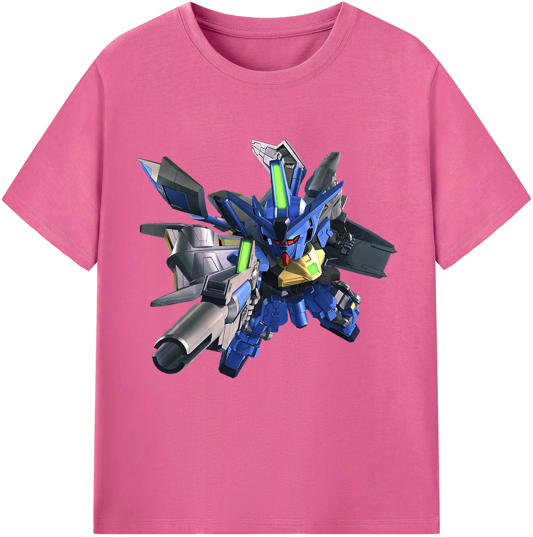 （画像用） 機動戦士ガンダム Mobile Suit Gundam レディースカジュアルプリントTシャツ（綿100％）