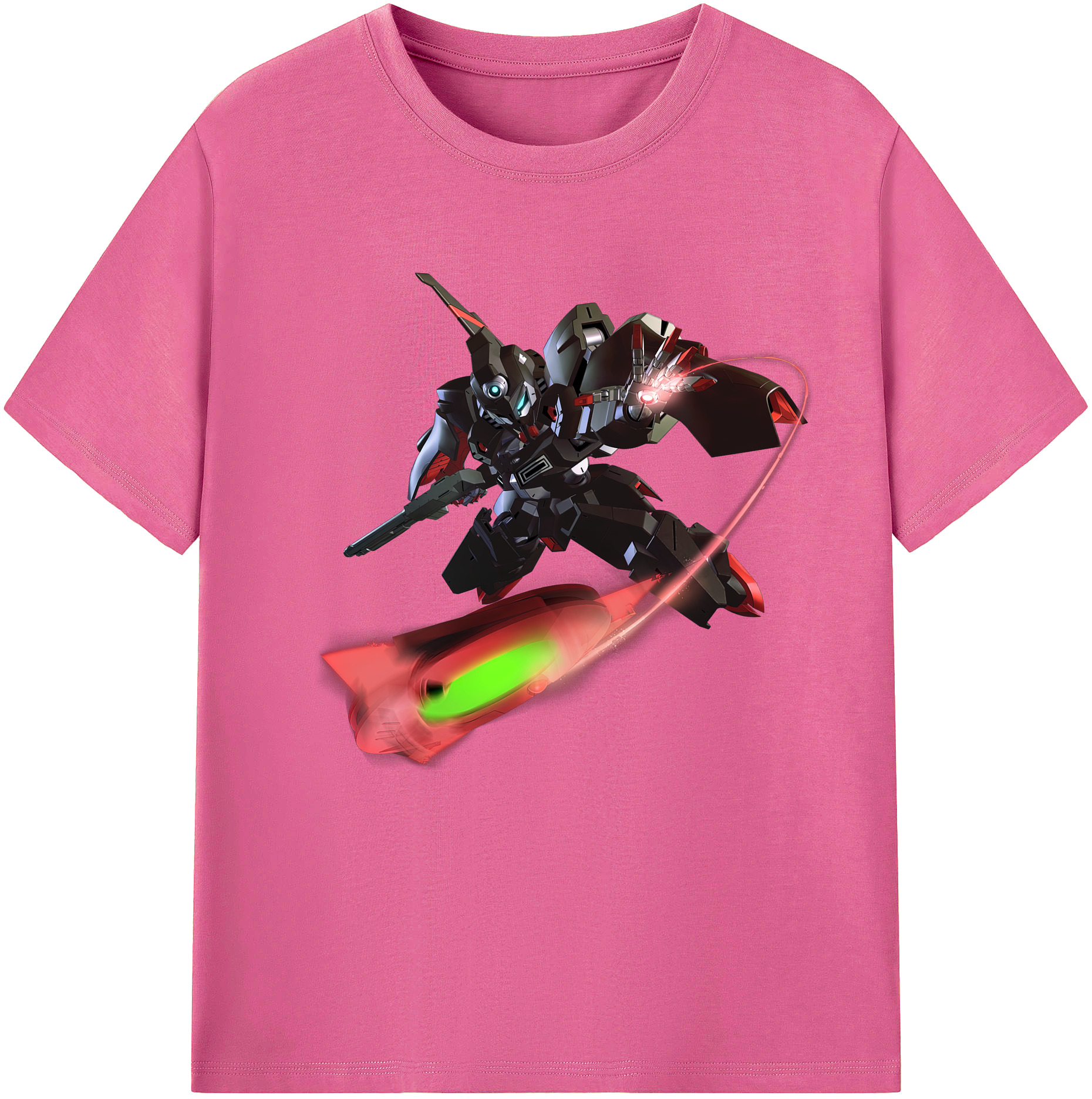 （画像用） 機動戦士ガンダム Mobile Suit Gundam レディースカジュアルプリントTシャツ（綿100％）