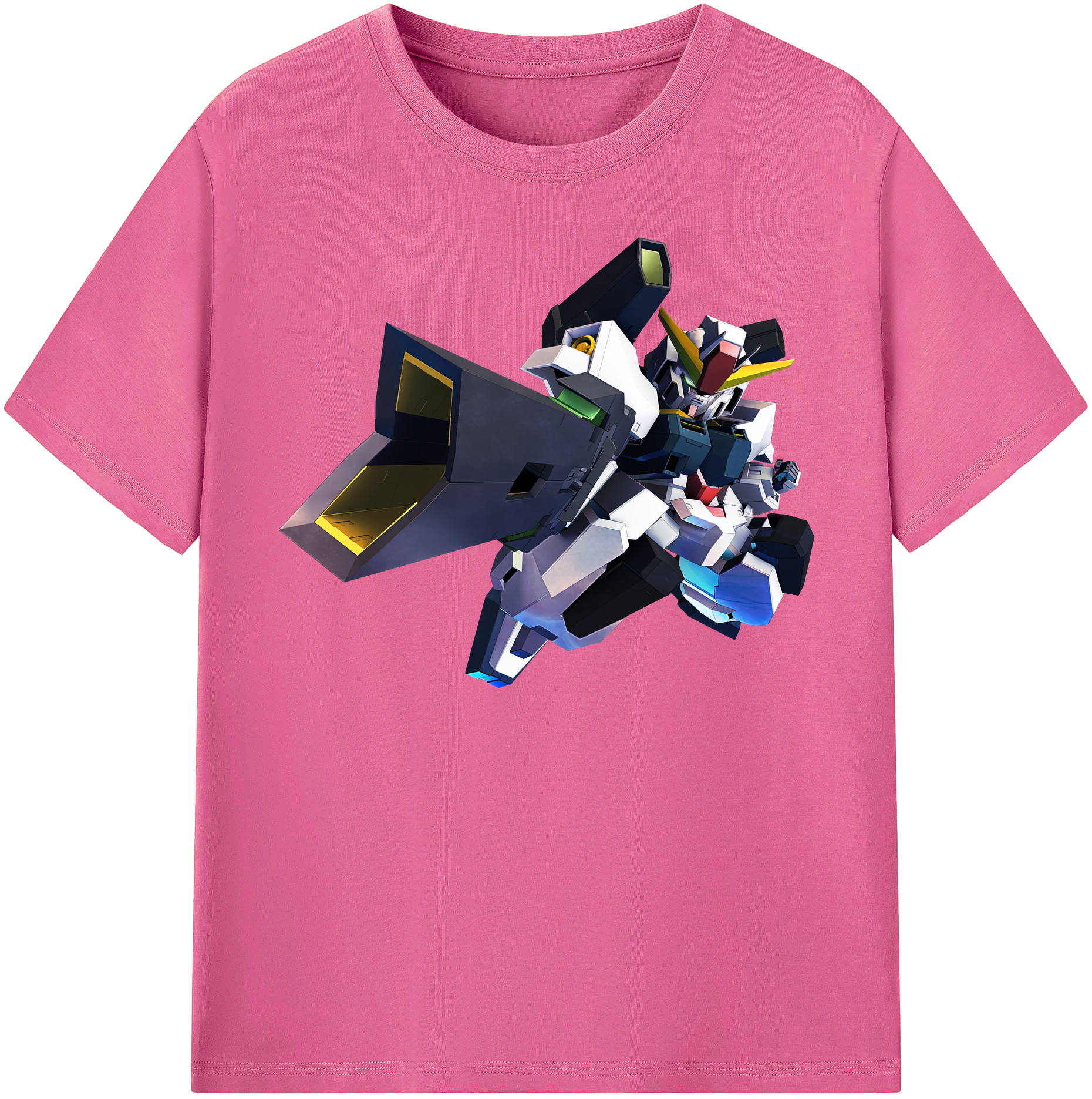 （画像用） 機動戦士ガンダム Mobile Suit Gundam レディースカジュアルプリントTシャツ（綿100％）
