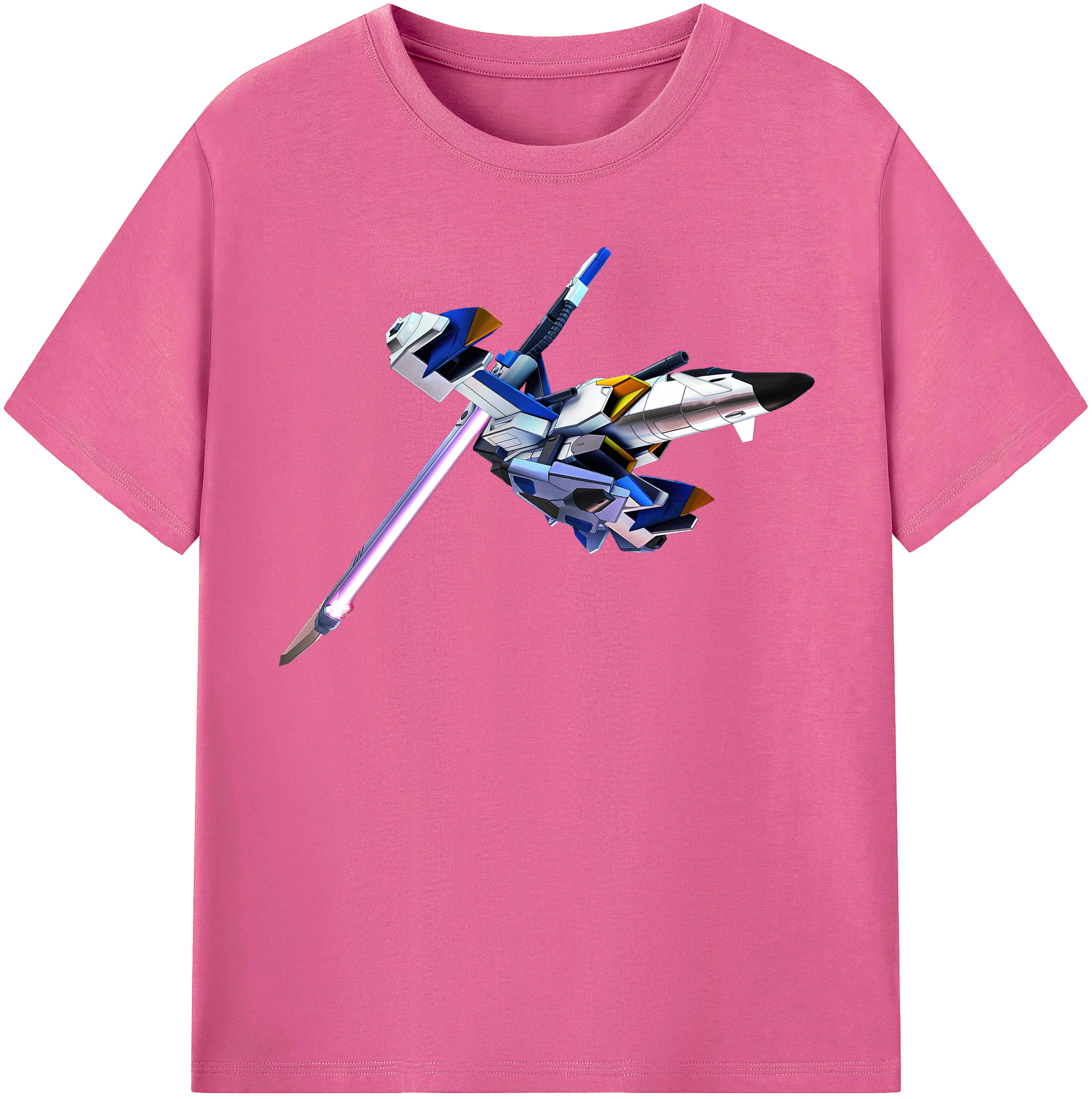 （画像用） 機動戦士ガンダム Mobile Suit Gundam レディースカジュアルプリントTシャツ（綿100％）