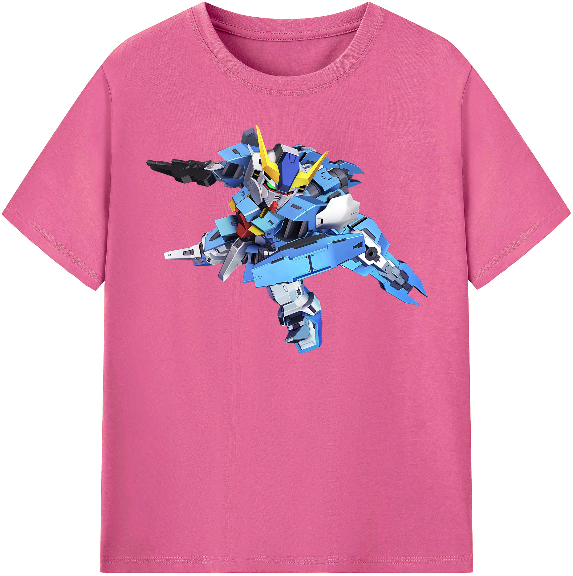 （画像用） 機動戦士ガンダム Mobile Suit Gundam レディースカジュアルプリントTシャツ（綿100％）