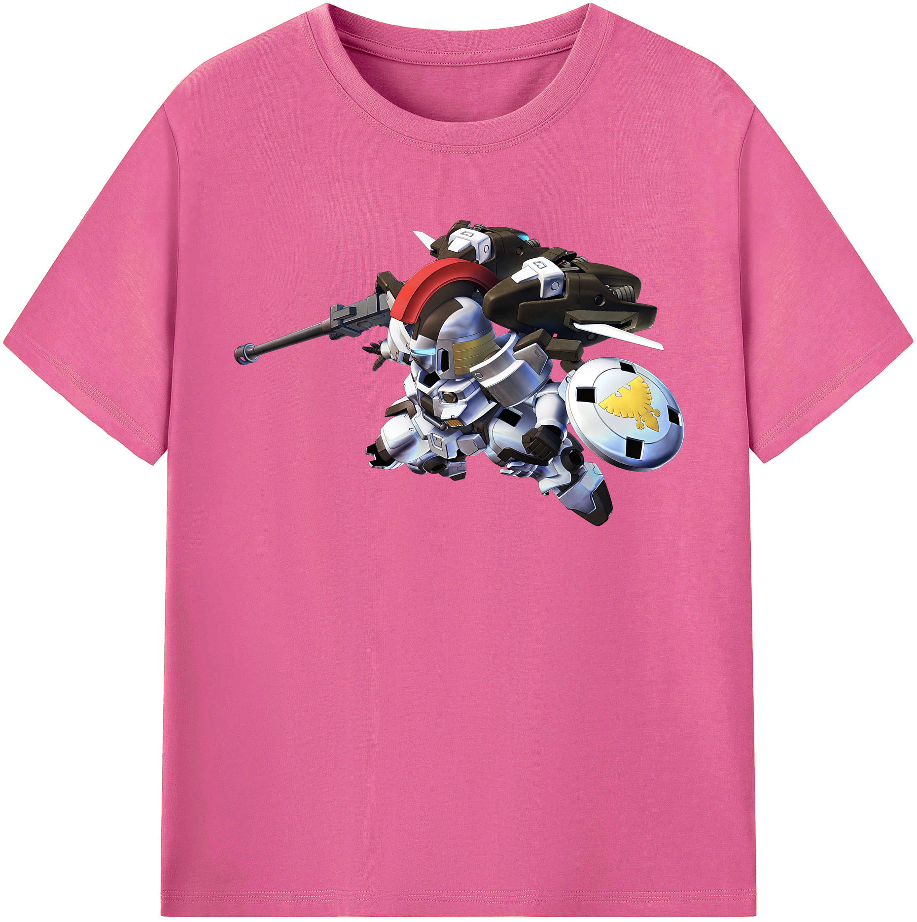 （画像用） 機動戦士ガンダム Mobile Suit Gundam レディースカジュアルプリントTシャツ（綿100％）