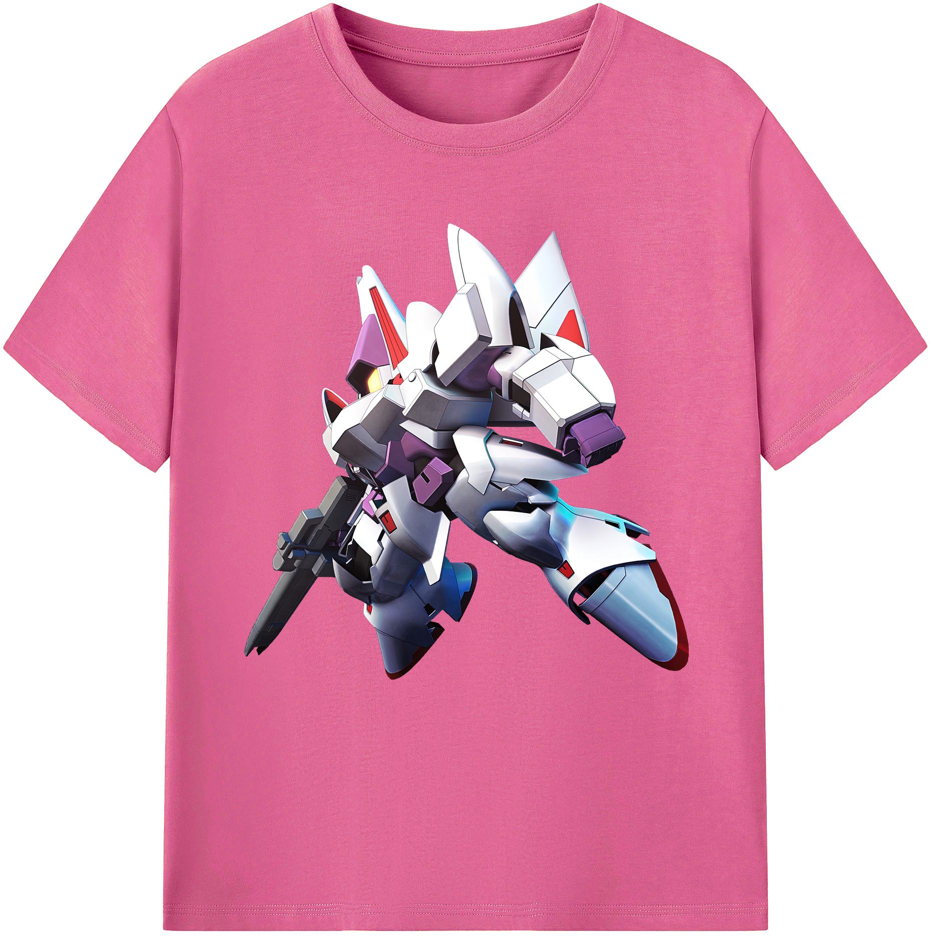 （画像用） 機動戦士ガンダム Mobile Suit Gundam レディースカジュアルプリントTシャツ（綿100％）