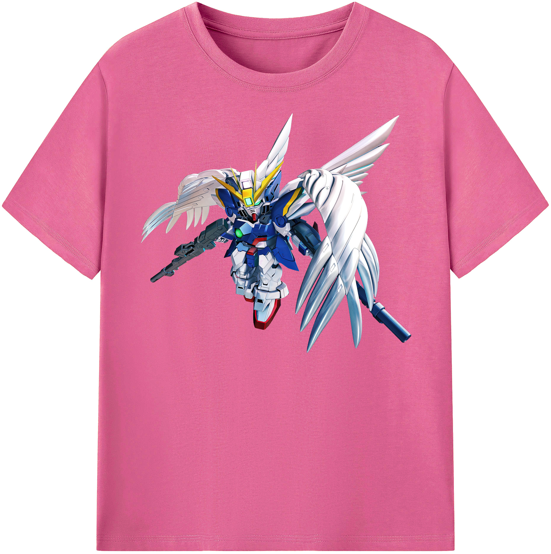 （画像用） 機動戦士ガンダム Mobile Suit Gundam レディースカジュアルプリントTシャツ（綿100％）
