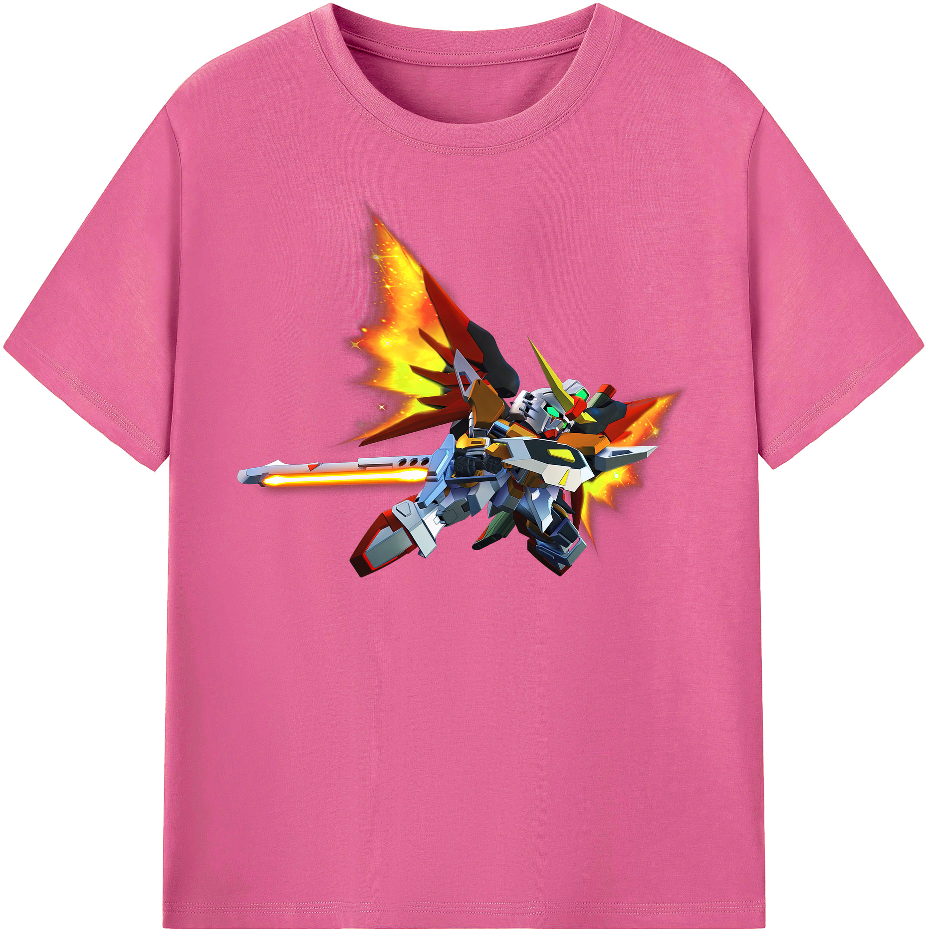 （画像用） 機動戦士ガンダム Mobile Suit Gundam レディースカジュアルプリントTシャツ（綿100％）