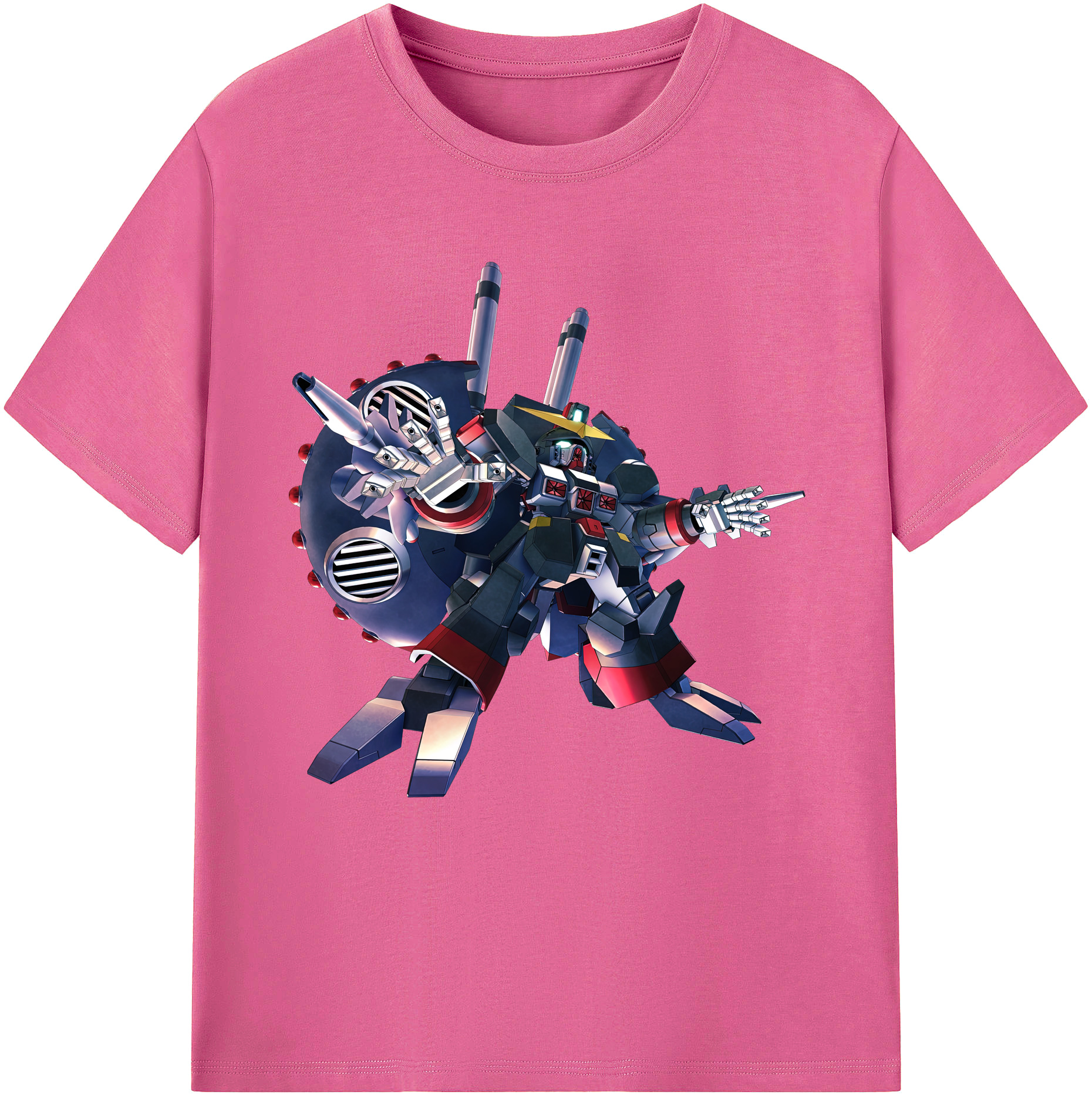 （画像用） 機動戦士ガンダム Mobile Suit Gundam レディースカジュアルプリントTシャツ（綿100％）