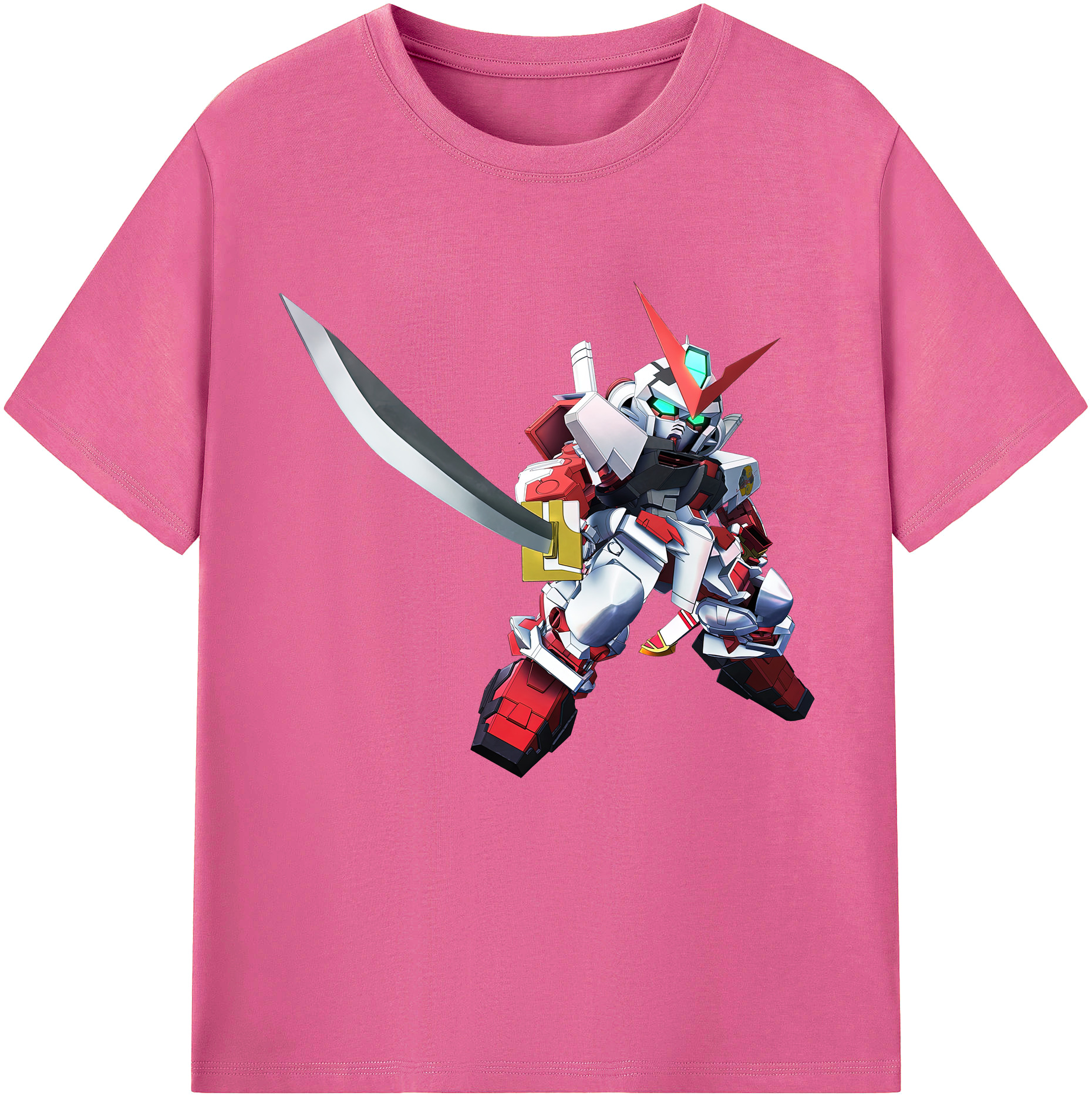 （画像用） 機動戦士ガンダム Mobile Suit Gundam レディースカジュアルプリントTシャツ（綿100％）