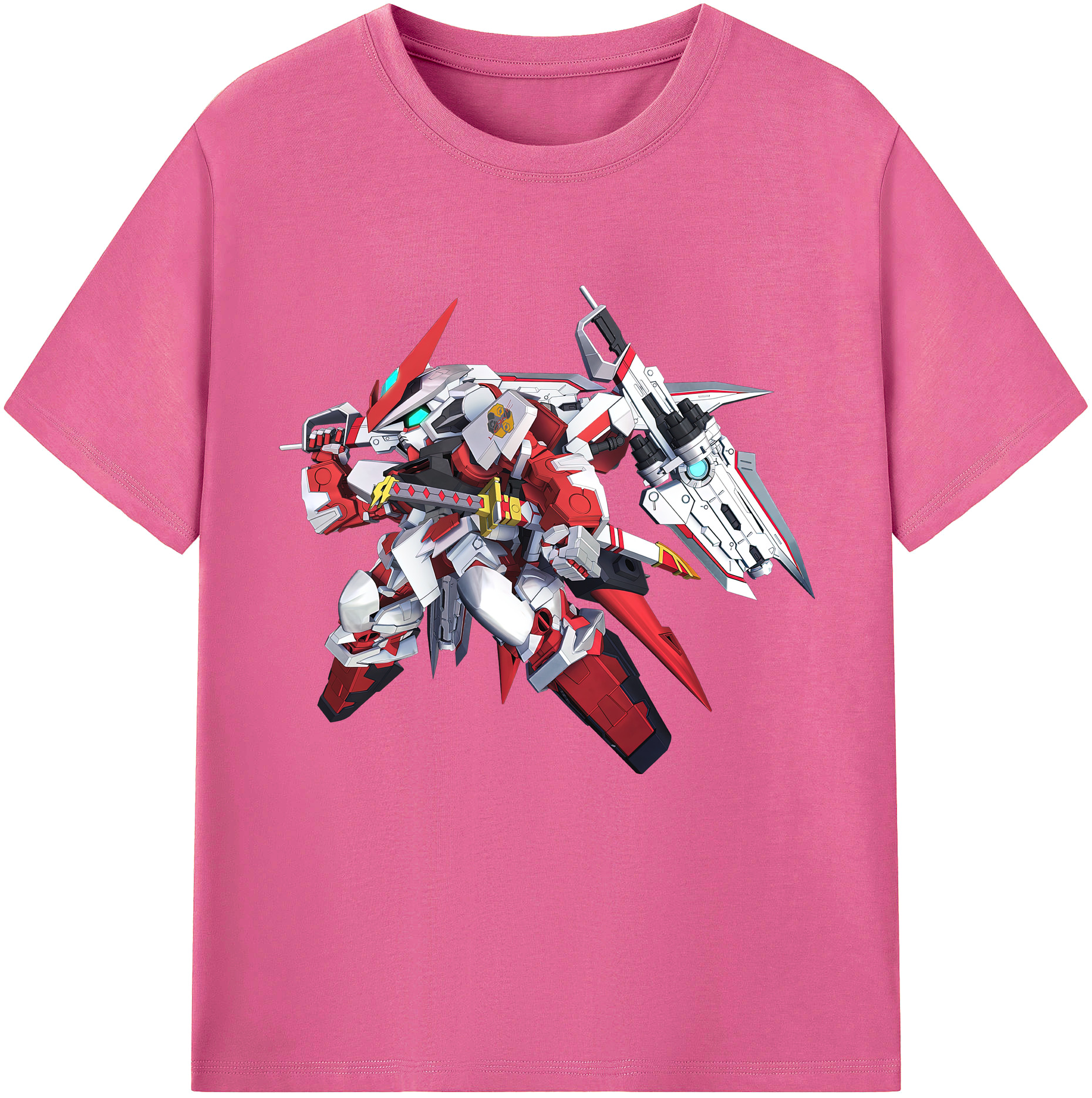（画像用） 機動戦士ガンダム Mobile Suit Gundam レディースカジュアルプリントTシャツ（綿100％）
