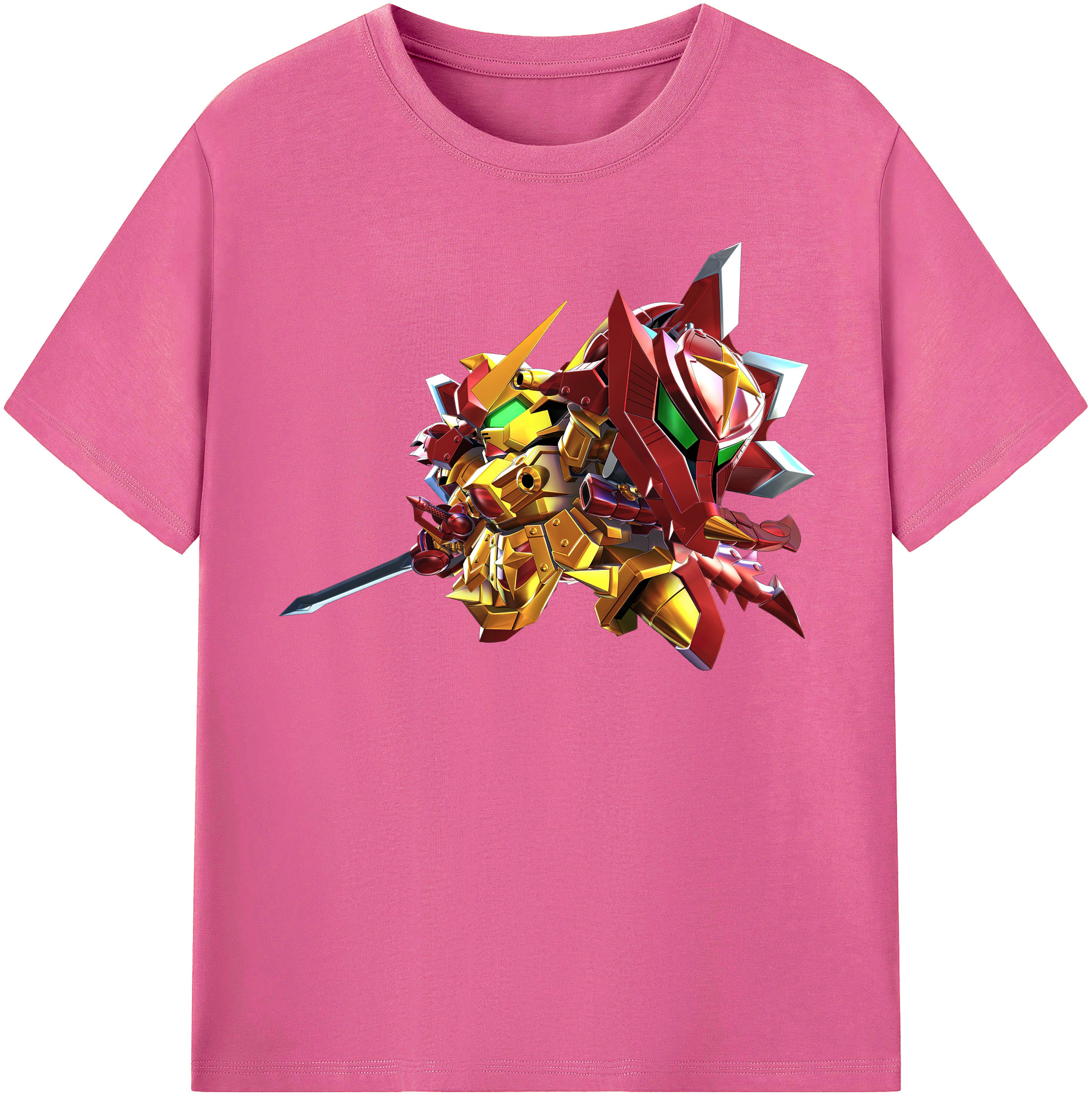 （画像用） 機動戦士ガンダム Mobile Suit Gundam レディースカジュアルプリントTシャツ（綿100％）