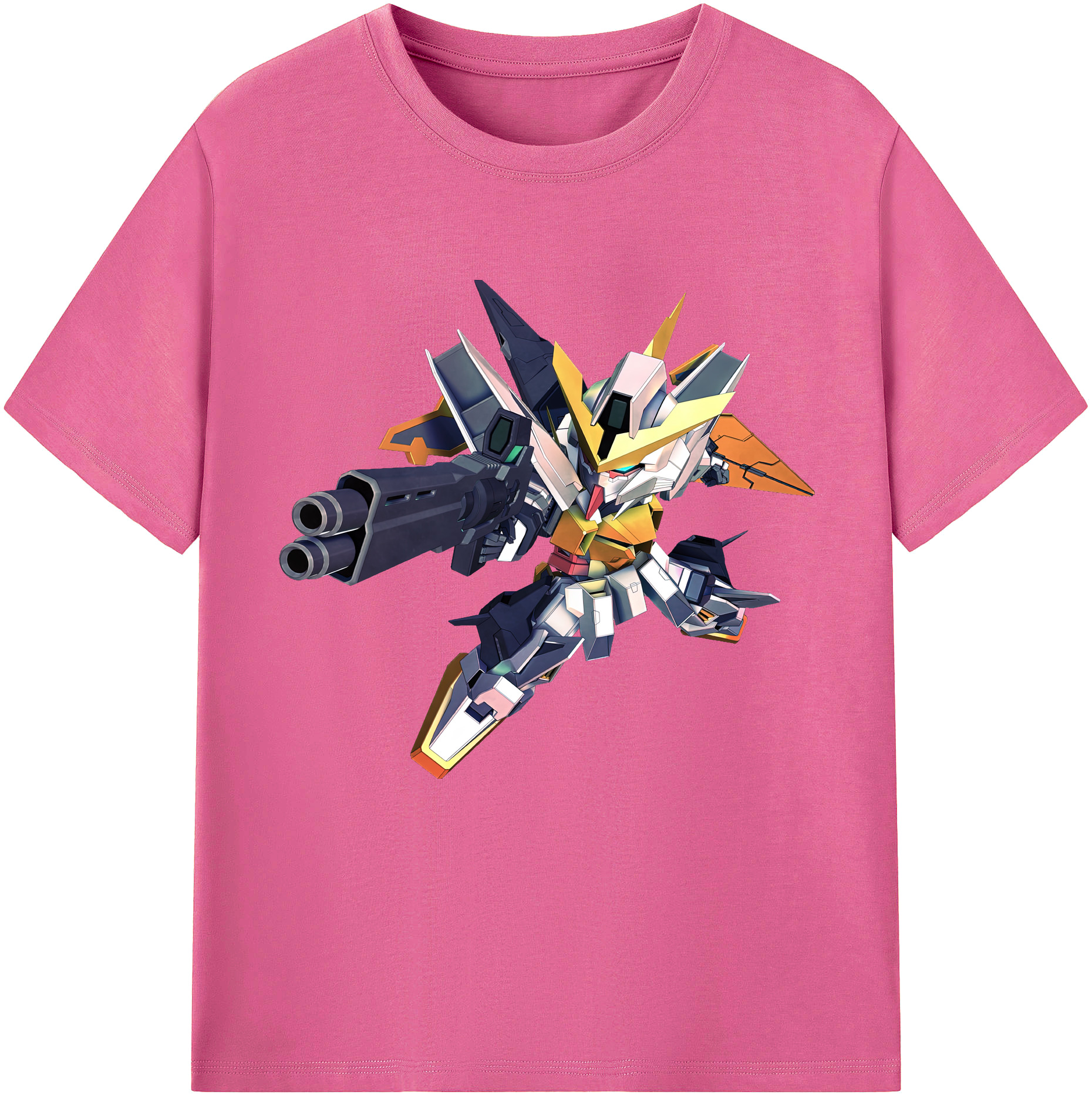 （画像用） 機動戦士ガンダム Mobile Suit Gundam レディースカジュアルプリントTシャツ（綿100％）