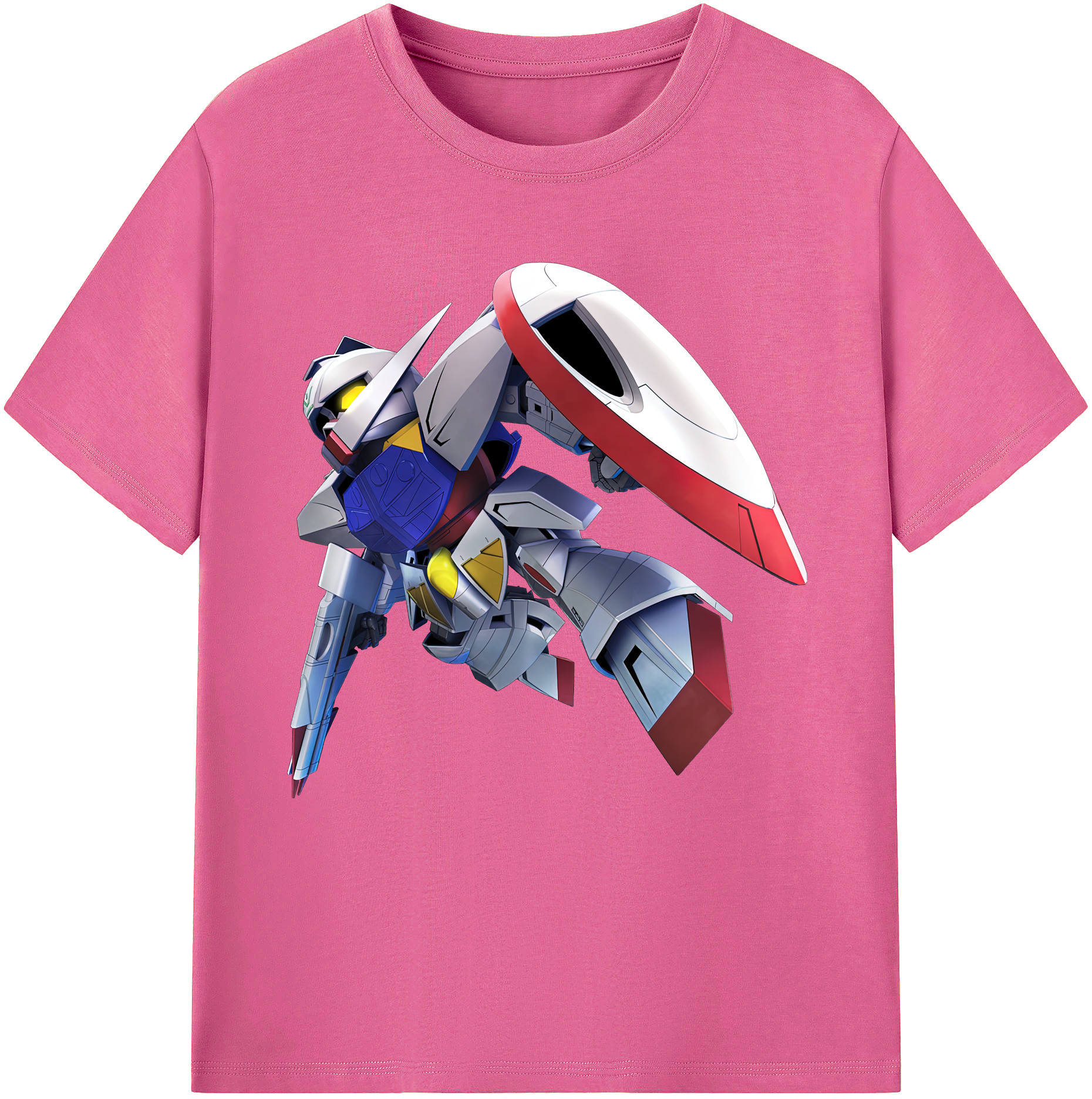 （画像用） 機動戦士ガンダム Mobile Suit Gundam レディースカジュアルプリントTシャツ（綿100％）