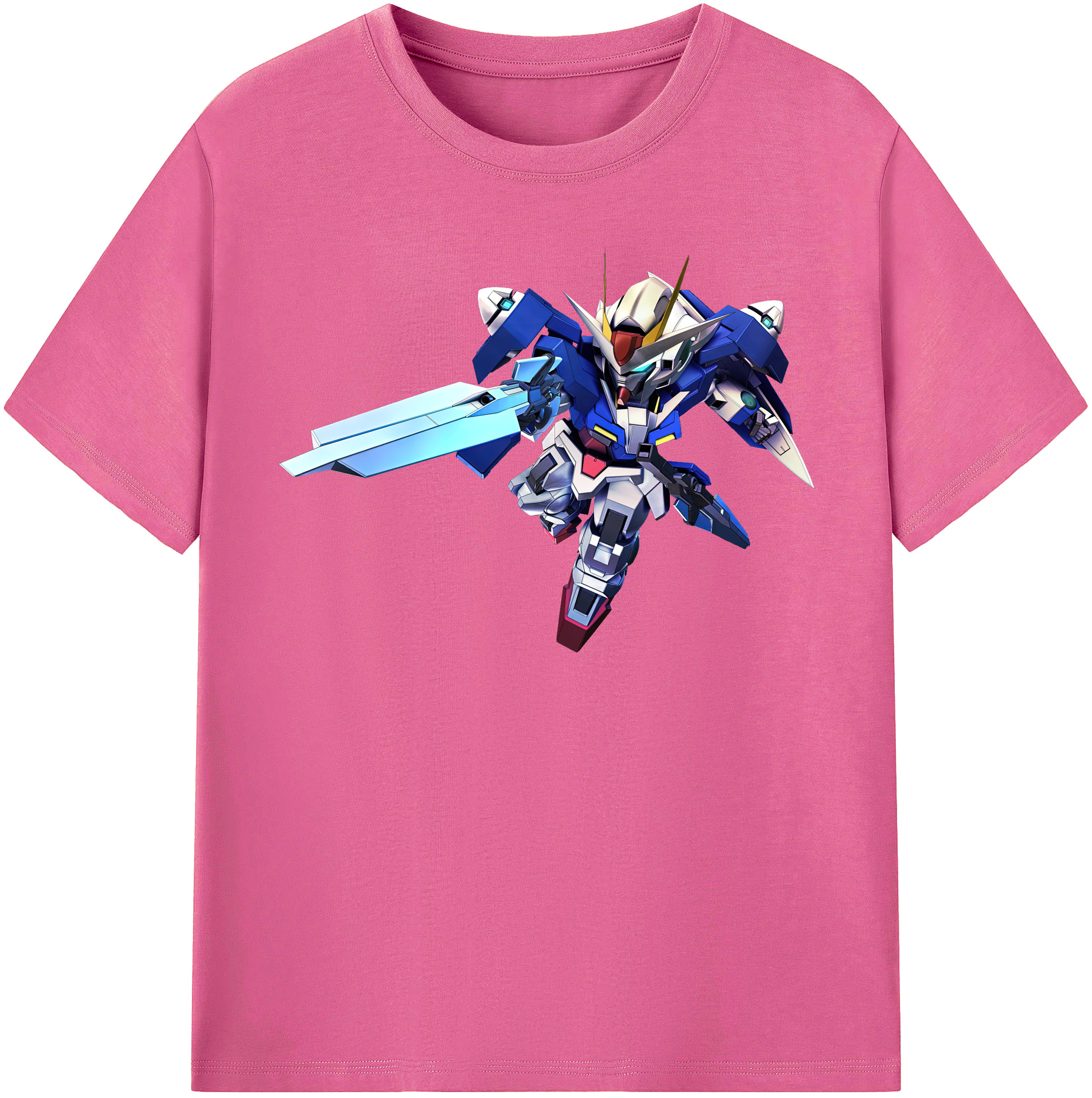 （画像用） 機動戦士ガンダム Mobile Suit Gundam レディースカジュアルプリントTシャツ（綿100％）