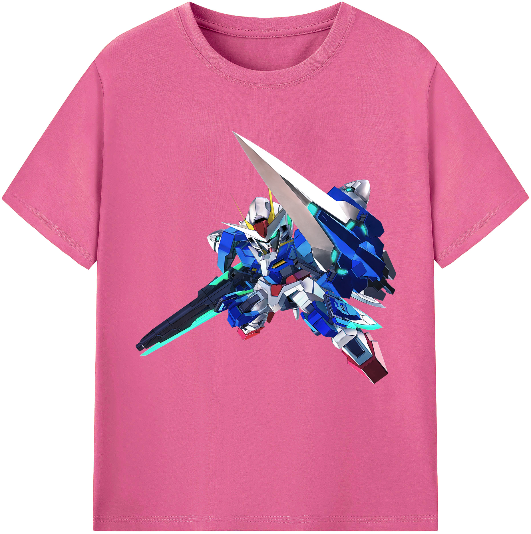 （画像用） 機動戦士ガンダム Mobile Suit Gundam レディースカジュアルプリントTシャツ（綿100％）