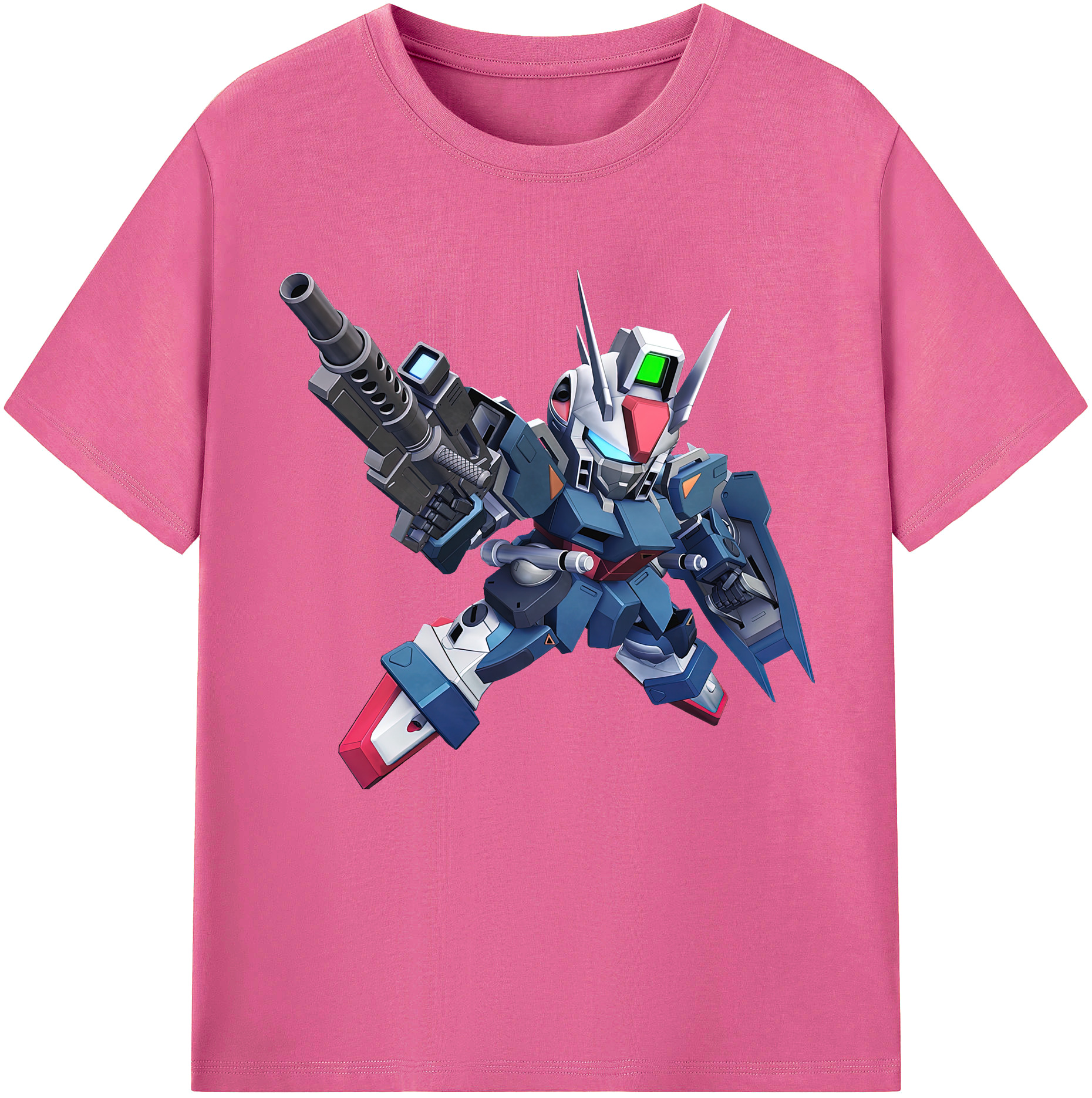 （画像用） 機動戦士ガンダム Mobile Suit Gundam レディースカジュアルプリントTシャツ（綿100％）