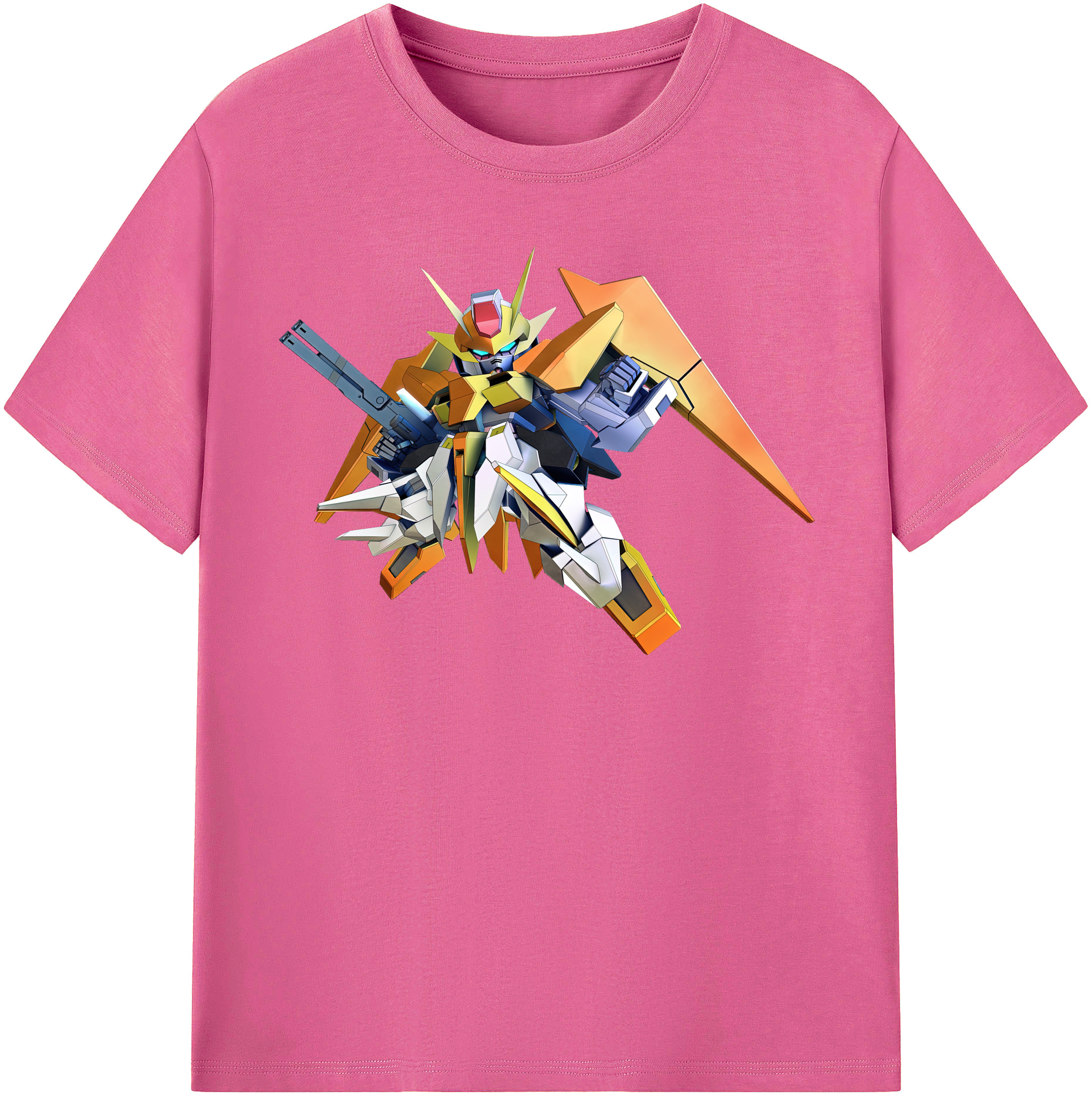 （画像用） 機動戦士ガンダム Mobile Suit Gundam レディースカジュアルプリントTシャツ（綿100％）