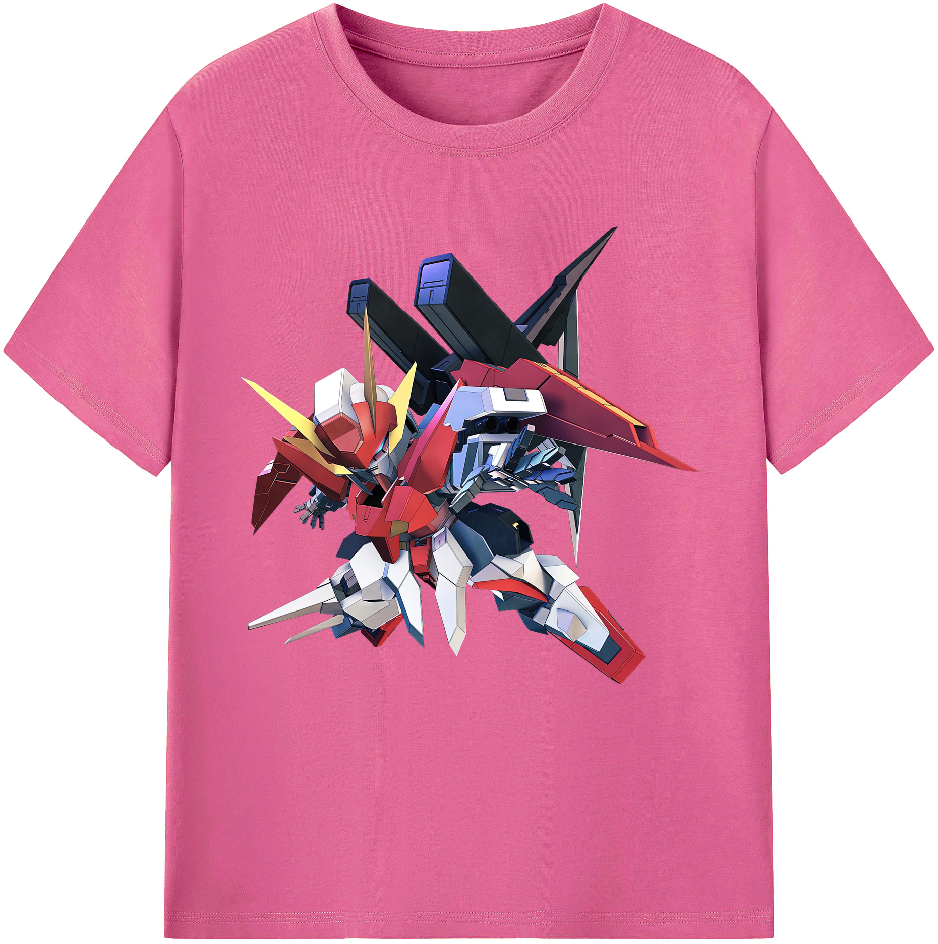 （画像用） 機動戦士ガンダム Mobile Suit Gundam レディースカジュアルプリントTシャツ（綿100％）