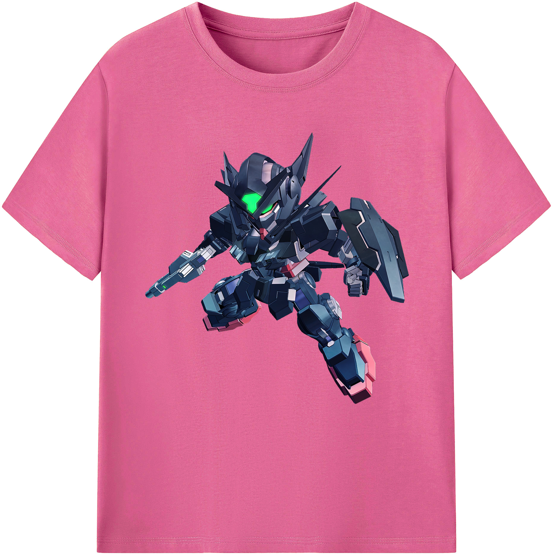 （画像用） 機動戦士ガンダム Mobile Suit Gundam レディースカジュアルプリントTシャツ（綿100％）