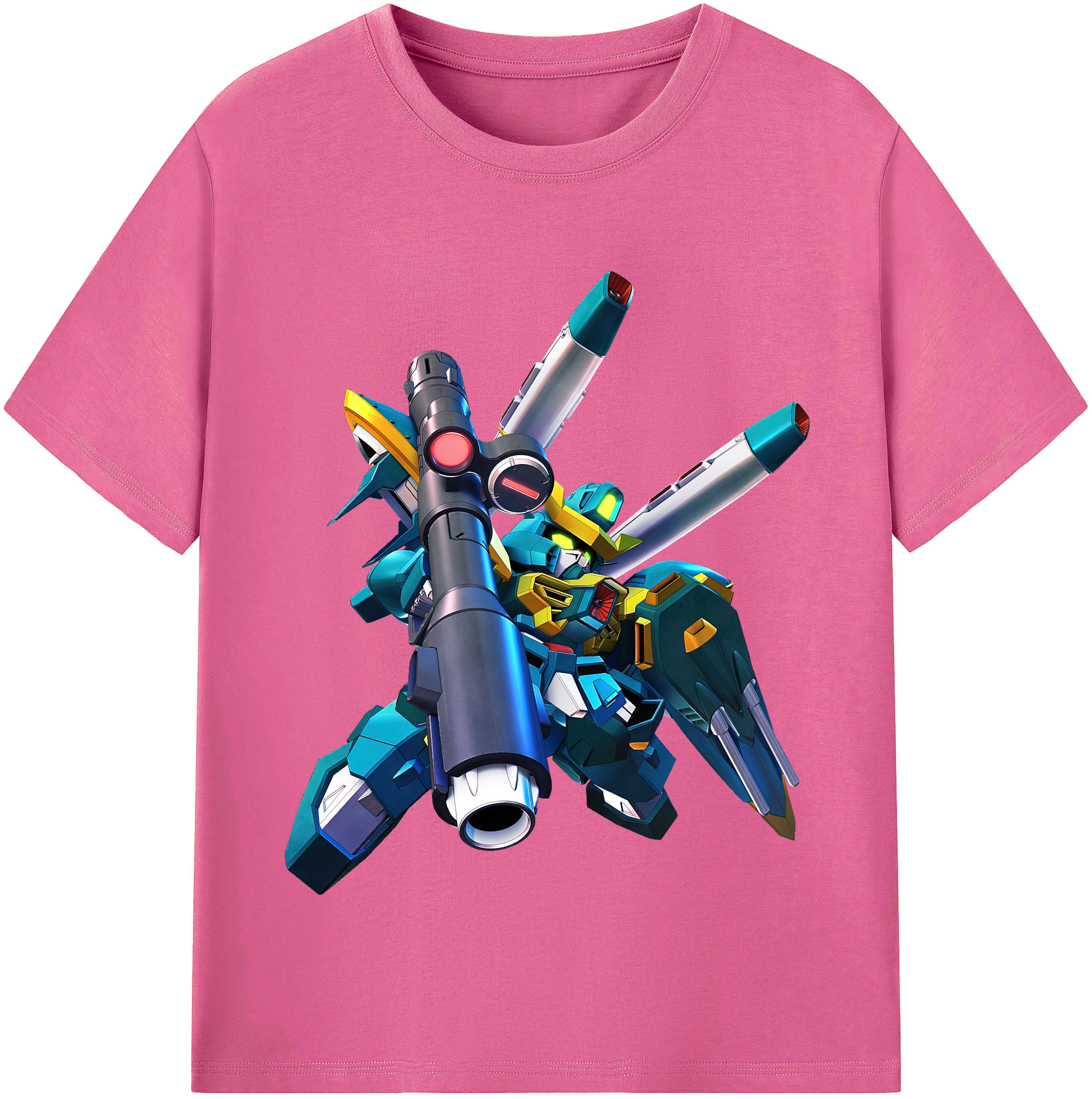 （画像用） 機動戦士ガンダム Mobile Suit Gundam レディースカジュアルプリントTシャツ（綿100％）