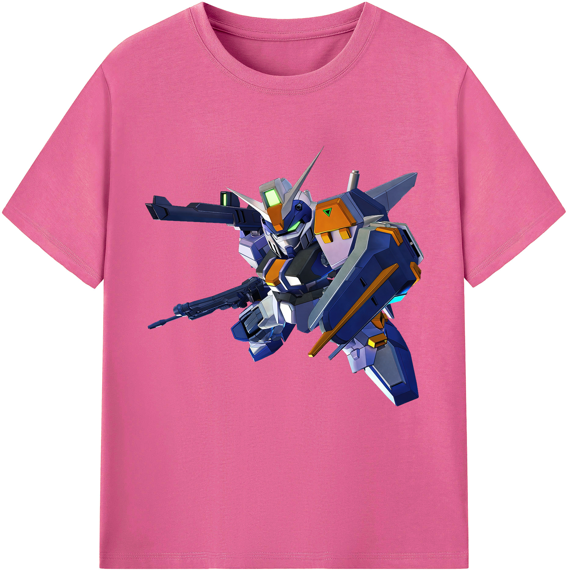 （画像用） 機動戦士ガンダム Mobile Suit Gundam レディースカジュアルプリントTシャツ（綿100％）