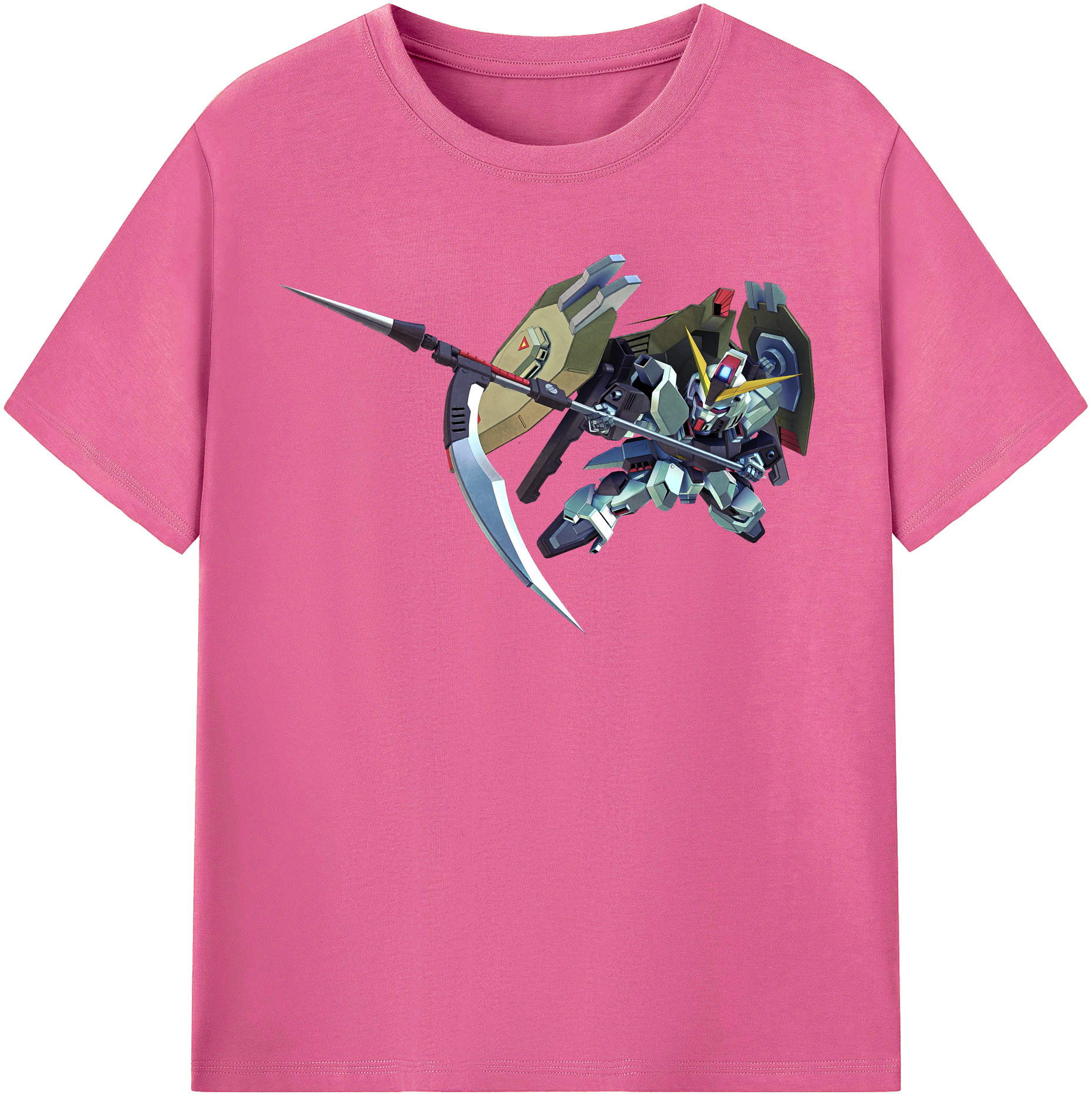 （画像用） 機動戦士ガンダム Mobile Suit Gundam レディースカジュアルプリントTシャツ（綿100％）