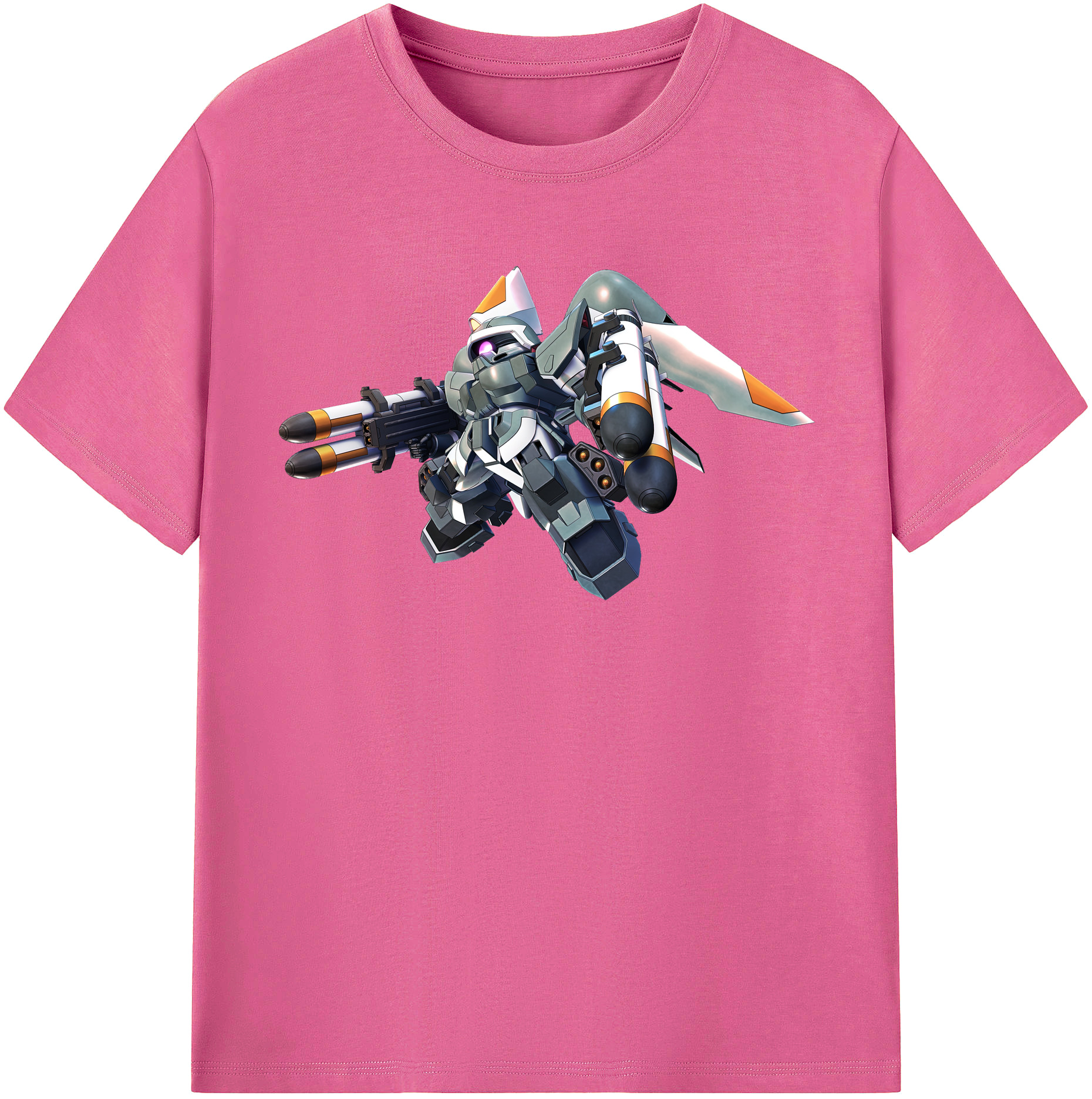 （画像用） 機動戦士ガンダム Mobile Suit Gundam レディースカジュアルプリントTシャツ（綿100％）
