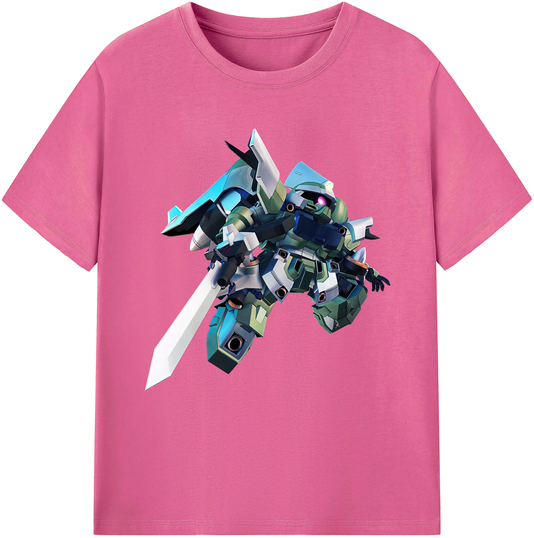 （画像用） 機動戦士ガンダム Mobile Suit Gundam レディースカジュアルプリントTシャツ（綿100％）