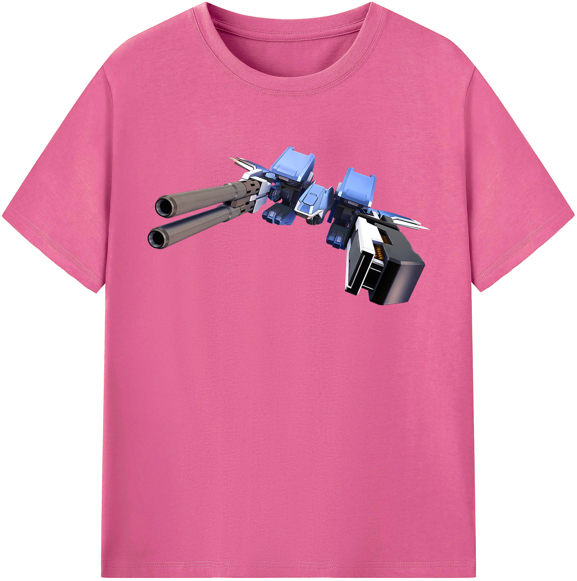 （画像用） 機動戦士ガンダム Mobile Suit Gundam レディースカジュアルプリントTシャツ（綿100％）