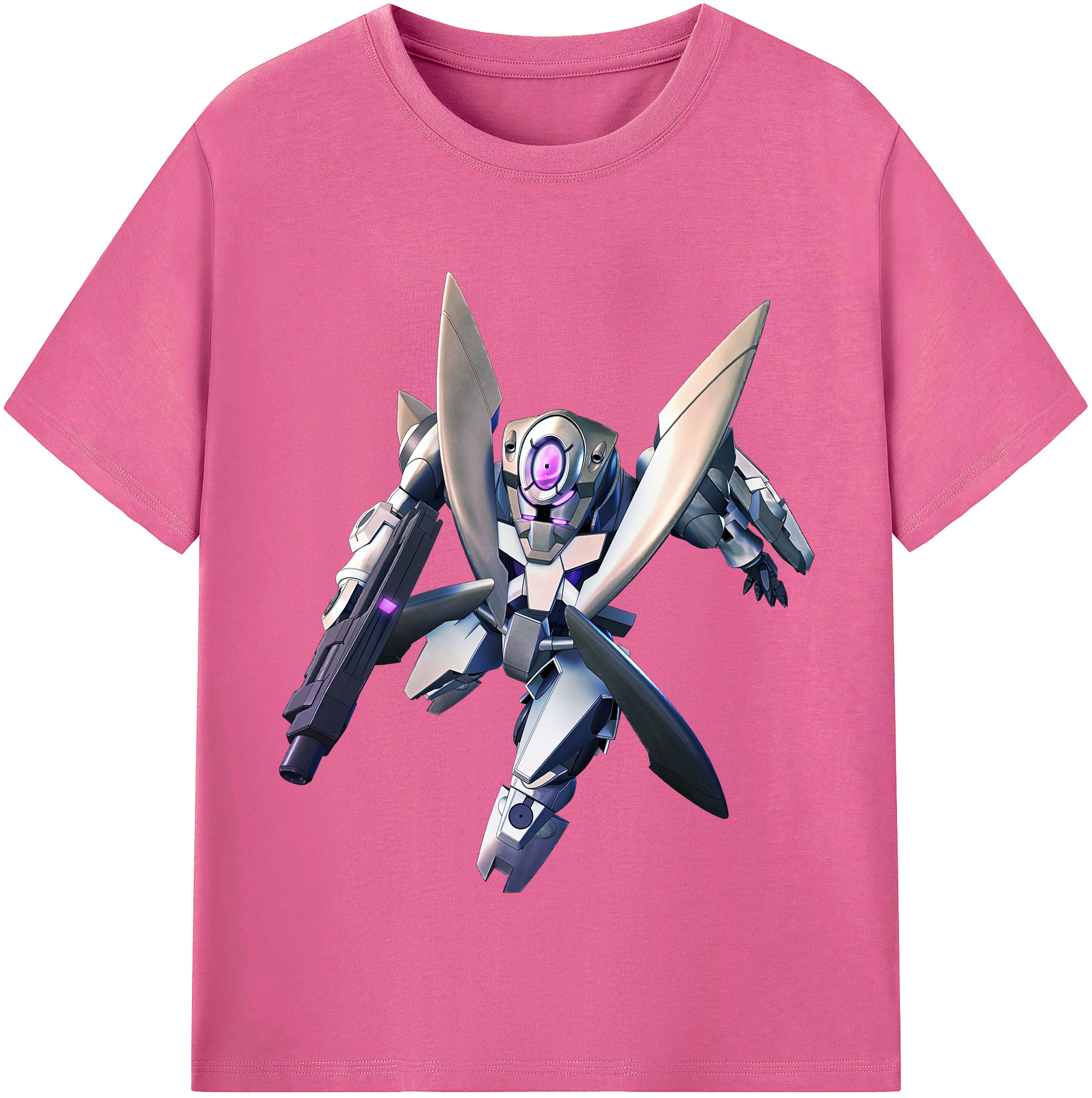 （画像用） 機動戦士ガンダム Mobile Suit Gundam レディースカジュアルプリントTシャツ（綿100％）