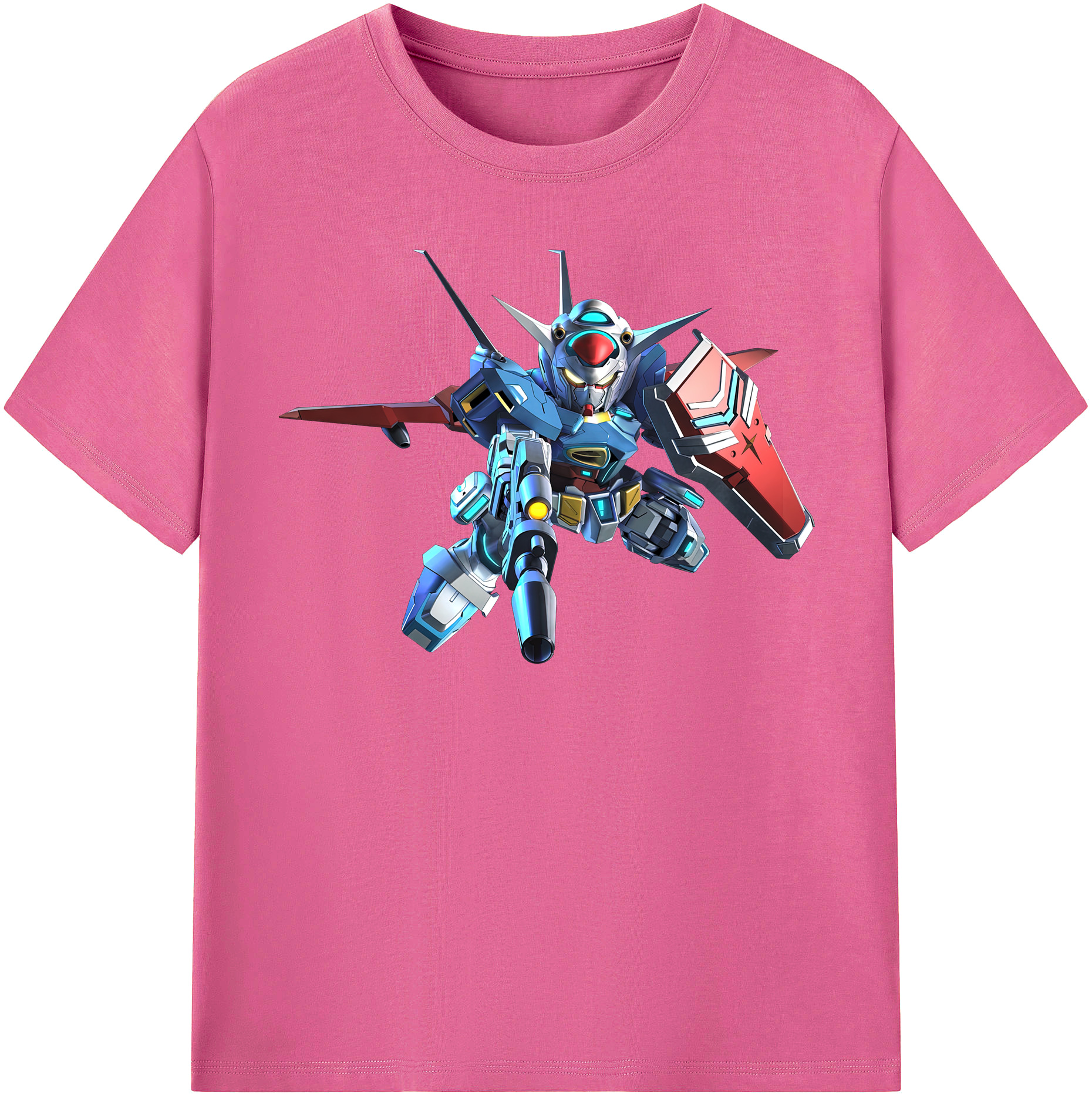 （画像用） 機動戦士ガンダム Mobile Suit Gundam レディースカジュアルプリントTシャツ（綿100％）