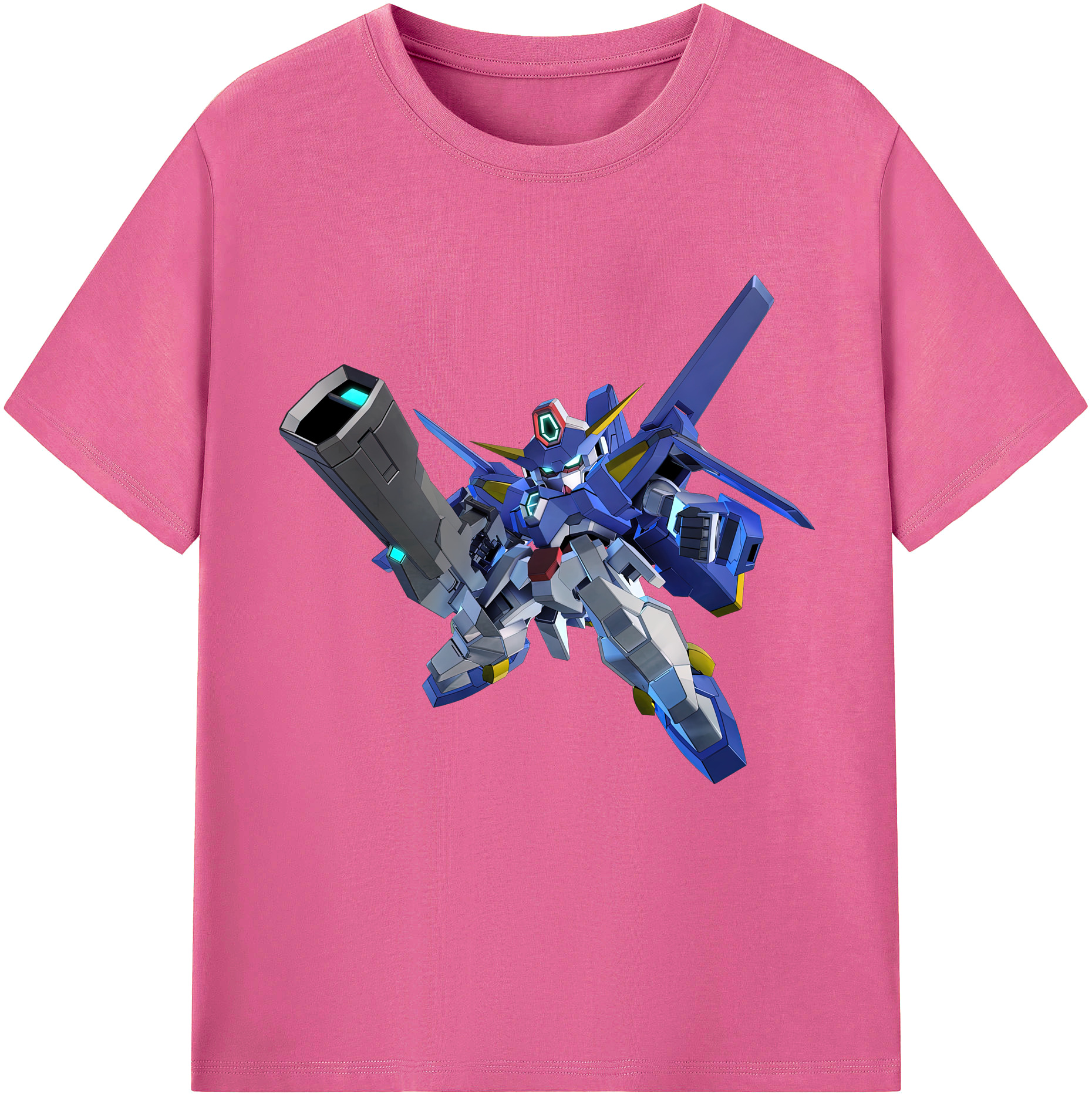 （画像用） 機動戦士ガンダム Mobile Suit Gundam レディースカジュアルプリントTシャツ（綿100％）