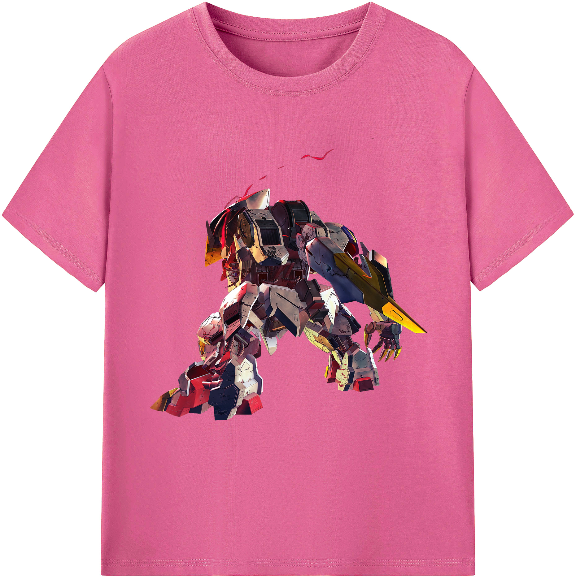 （画像用） 機動戦士ガンダム Mobile Suit Gundam レディースカジュアルプリントTシャツ（綿100％）
