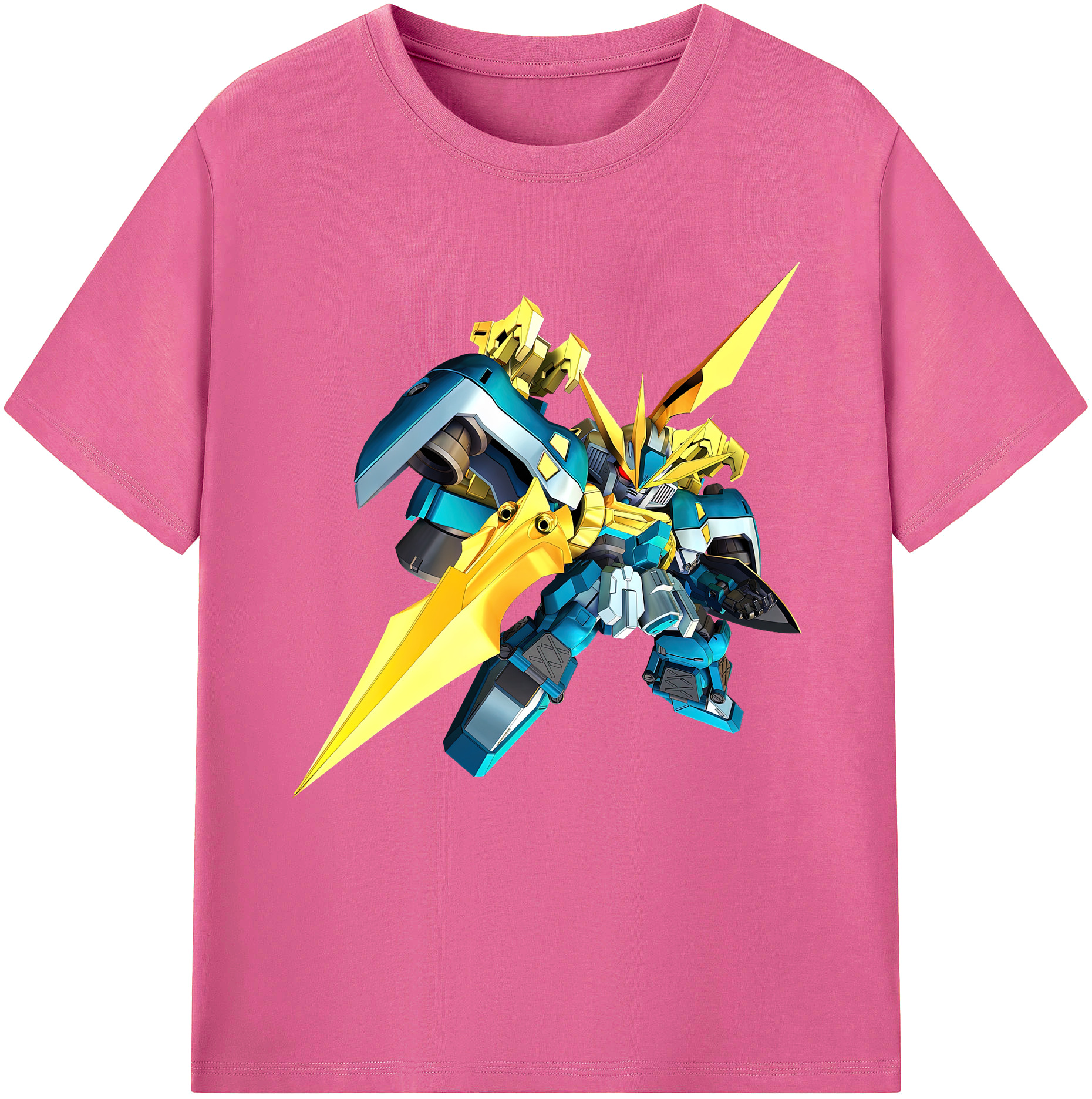 （画像用） 機動戦士ガンダム Mobile Suit Gundam レディースカジュアルプリントTシャツ（綿100％）