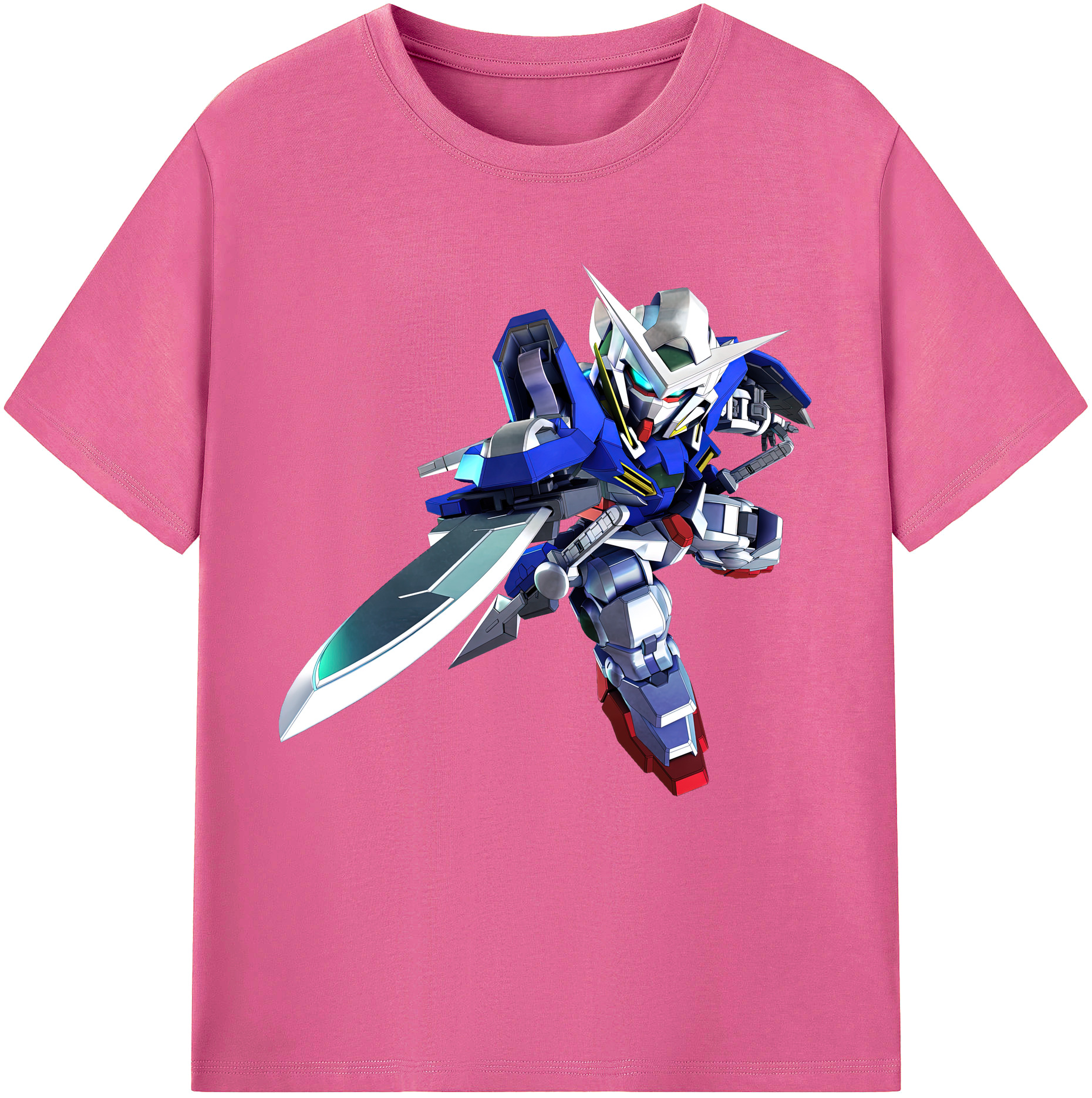 （画像用） 機動戦士ガンダム Mobile Suit Gundam レディースカジュアルプリントTシャツ（綿100％）