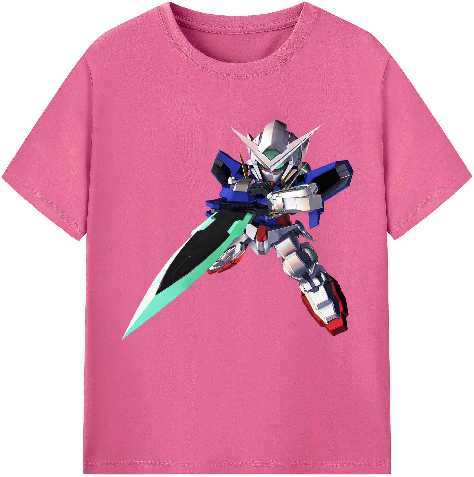 （画像用） 機動戦士ガンダム Mobile Suit Gundam レディースカジュアルプリントTシャツ（綿100％）