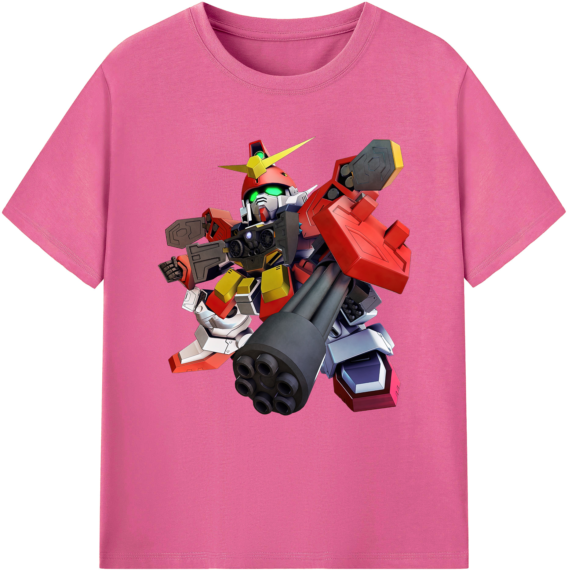 （画像用） 機動戦士ガンダム Mobile Suit Gundam レディースカジュアルプリントTシャツ（綿100％）