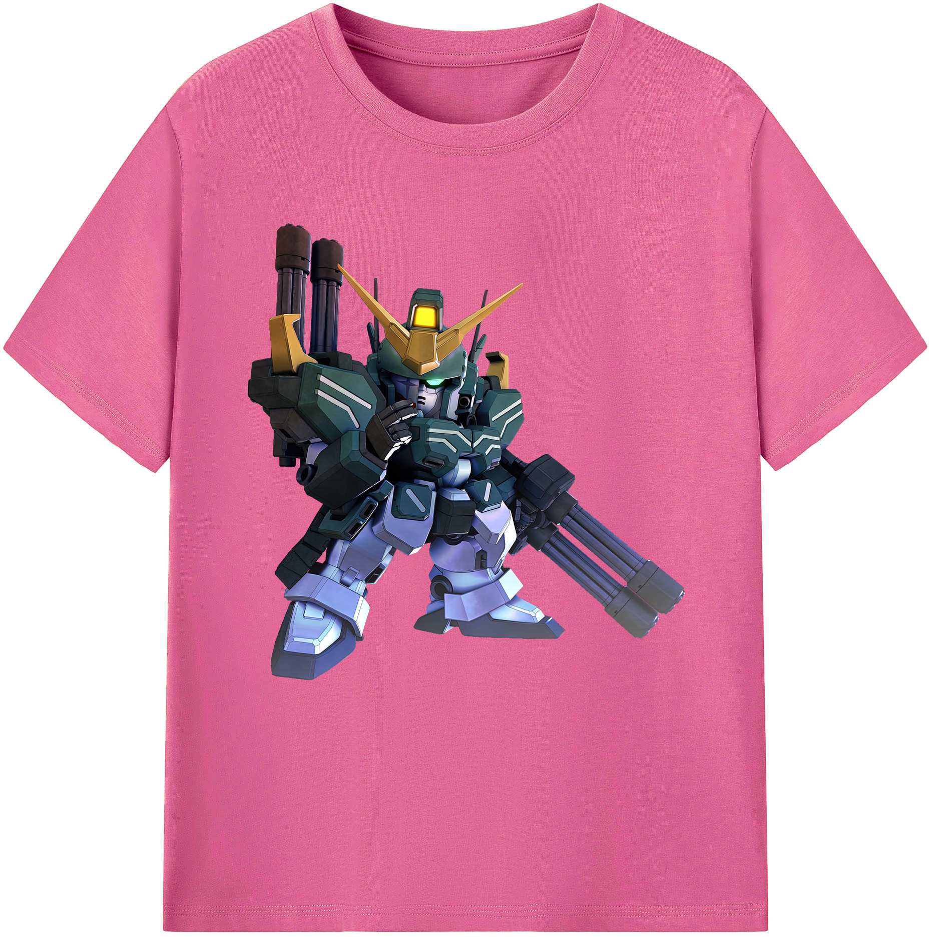 （画像用） 機動戦士ガンダム Mobile Suit Gundam レディースカジュアルプリントTシャツ（綿100％）