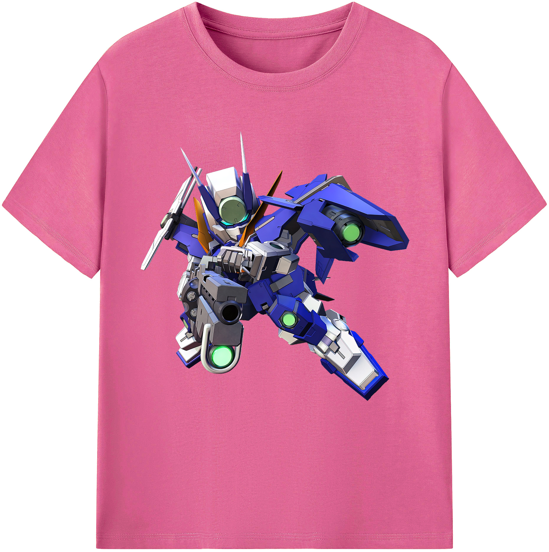 （画像用） 機動戦士ガンダム Mobile Suit Gundam レディースカジュアルプリントTシャツ（綿100％）