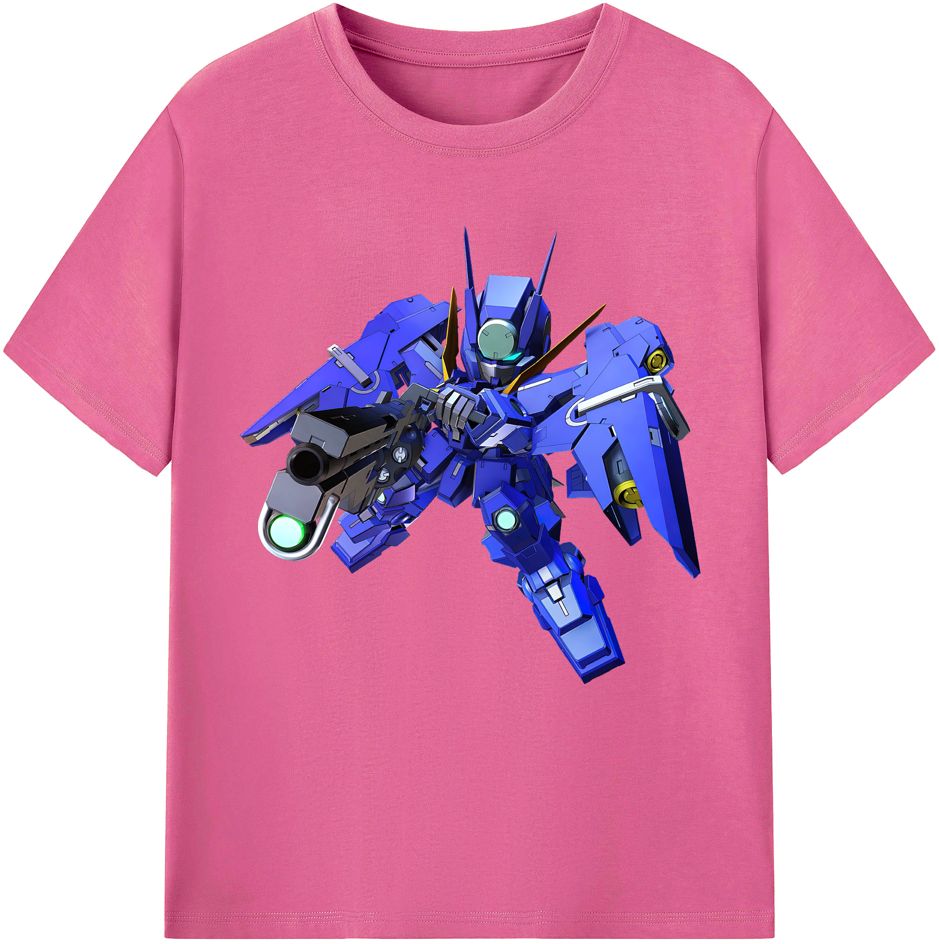 （画像用） 機動戦士ガンダム Mobile Suit Gundam レディースカジュアルプリントTシャツ（綿100％）