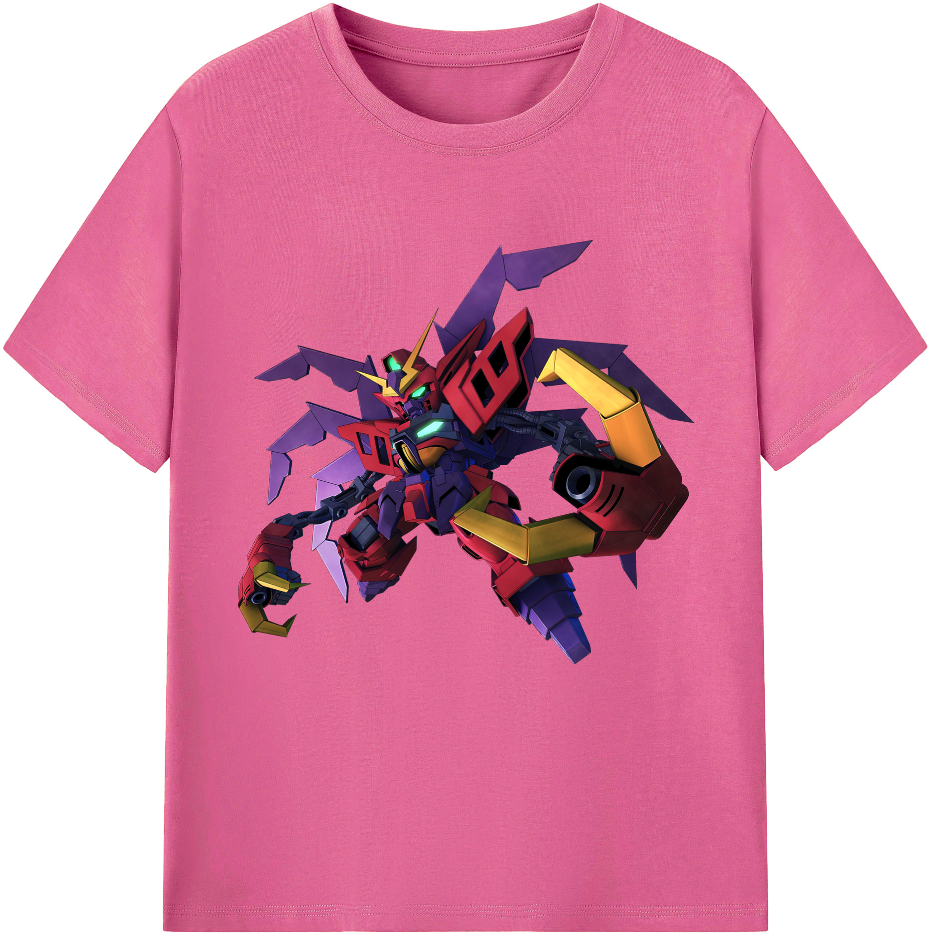 （画像用） 機動戦士ガンダム Mobile Suit Gundam レディースカジュアルプリントTシャツ（綿100％）