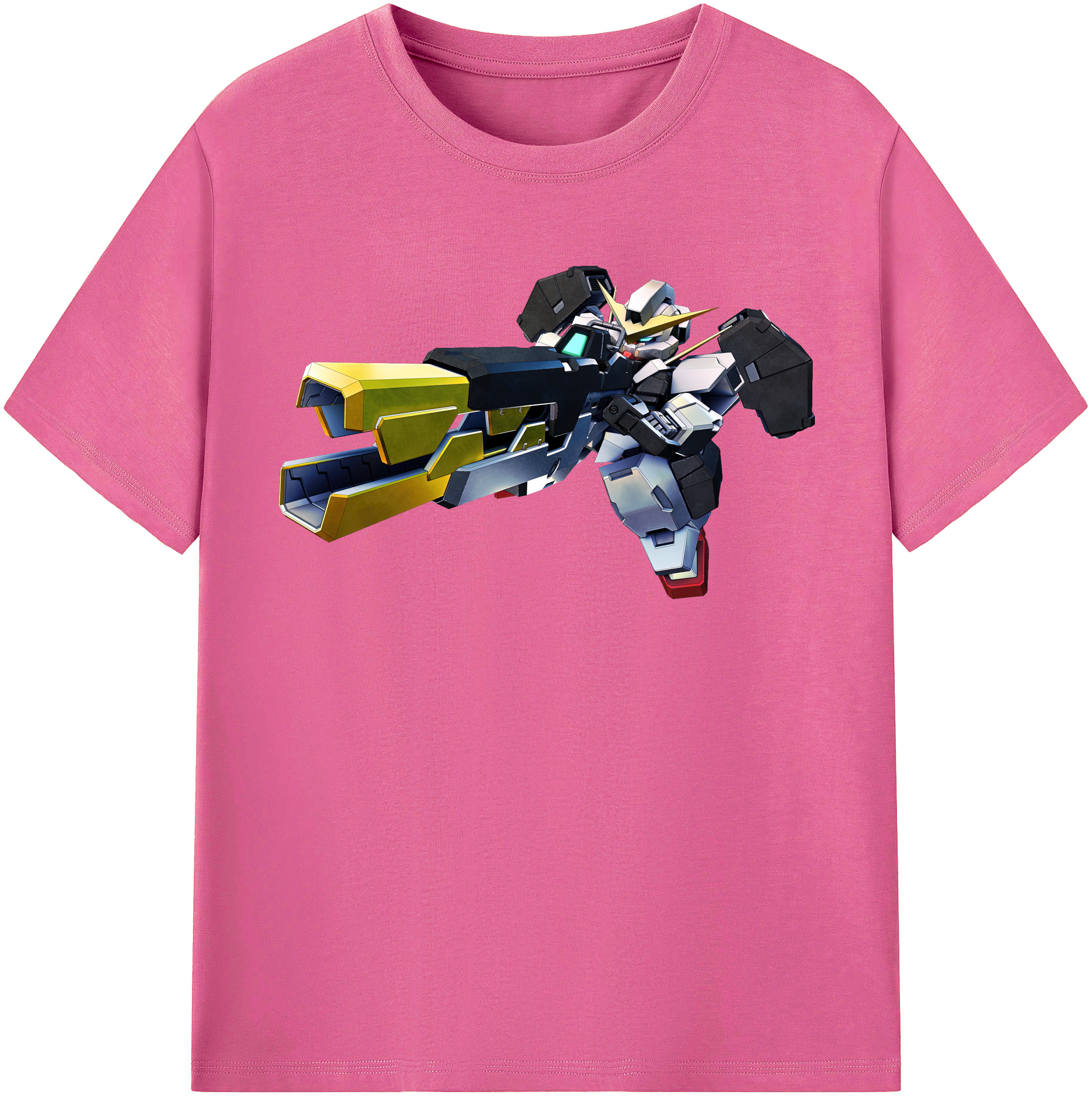 （画像用） 機動戦士ガンダム Mobile Suit Gundam レディースカジュアルプリントTシャツ（綿100％）