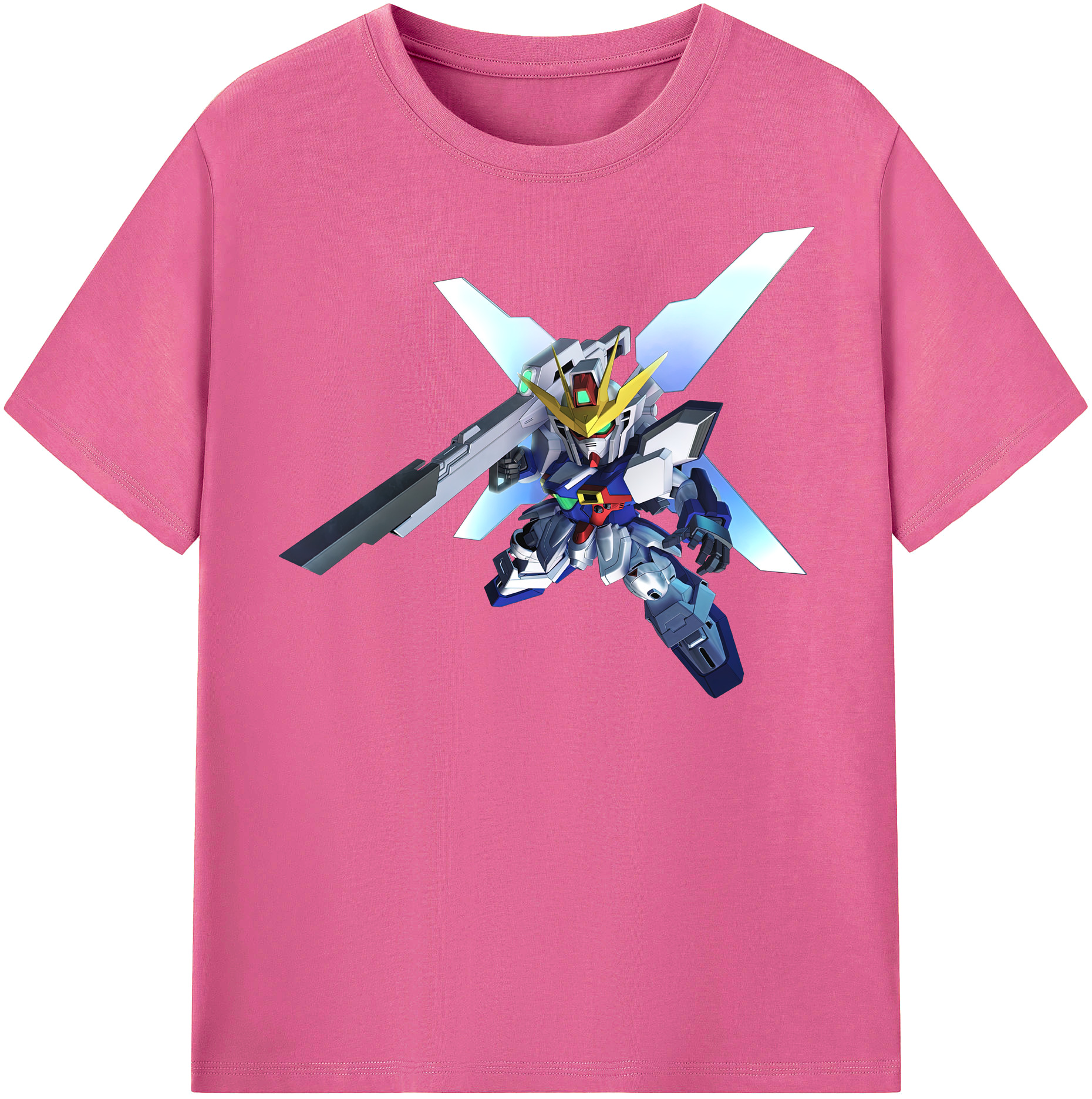 （画像用） 機動戦士ガンダム Mobile Suit Gundam レディースカジュアルプリントTシャツ（綿100％）