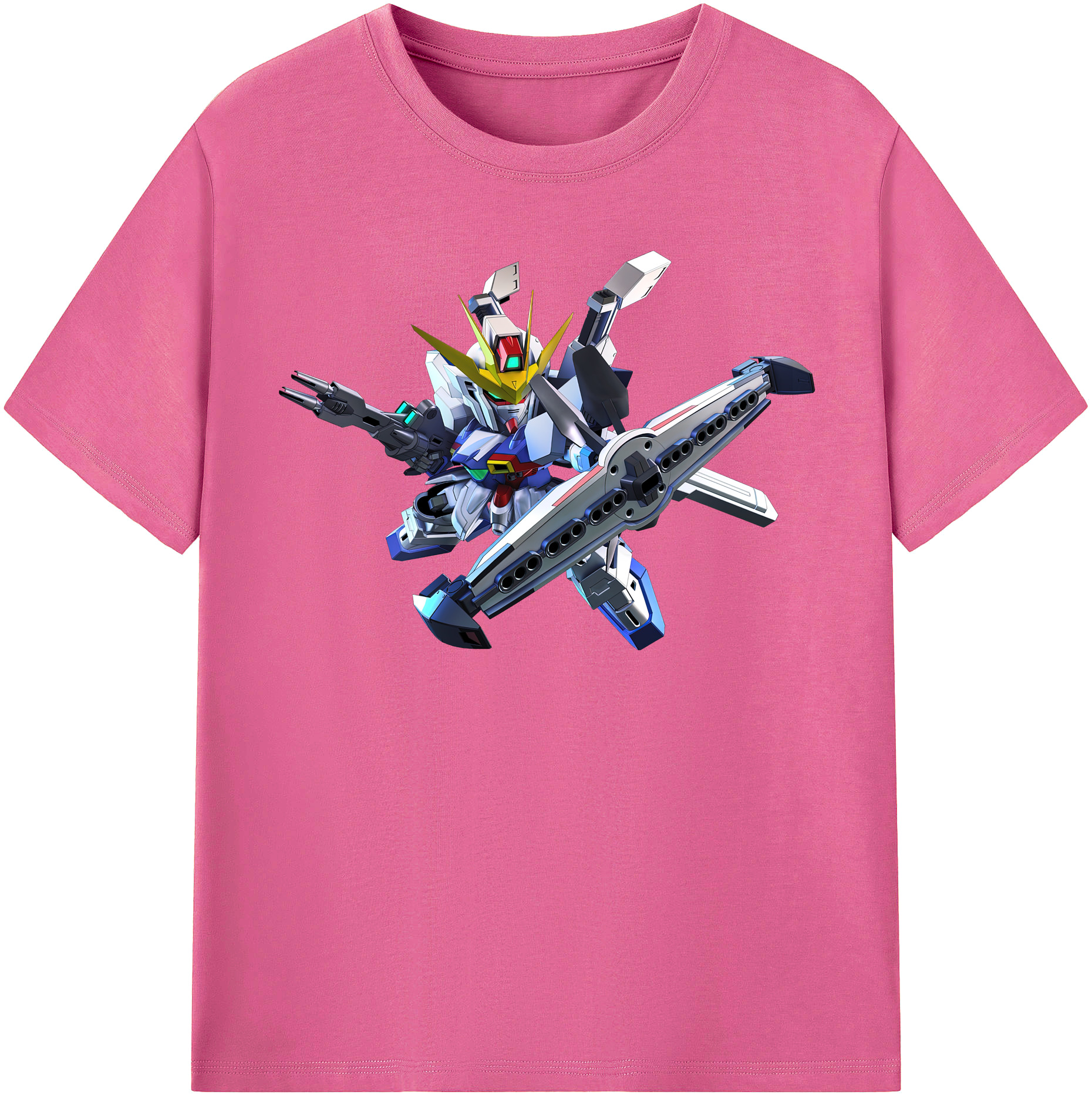 （画像用） 機動戦士ガンダム Mobile Suit Gundam レディースカジュアルプリントTシャツ（綿100％）